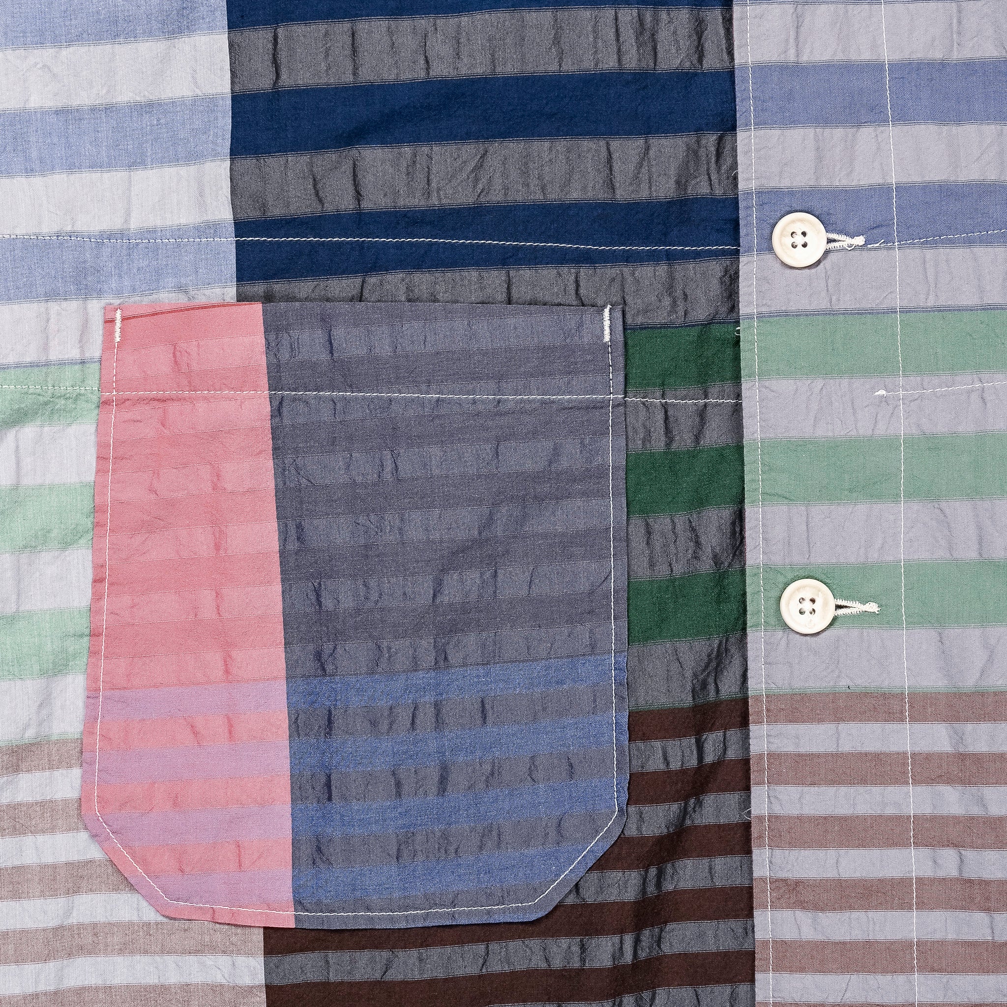 Engineered Garments Dayton Long Shirt Multi Color CP Big Plaid