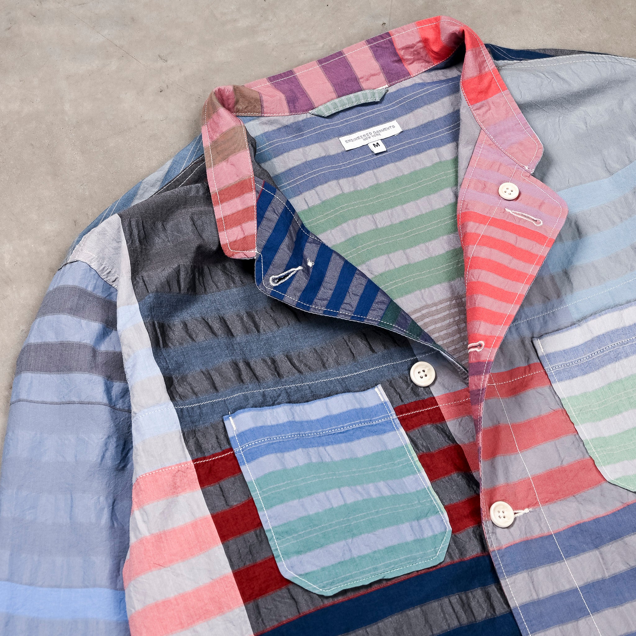 Engineered Garments Dayton Long Shirt Multi Color CP Big Plaid Engineered Garments Dayton Long Shirt Multi Color CP Big Plaid