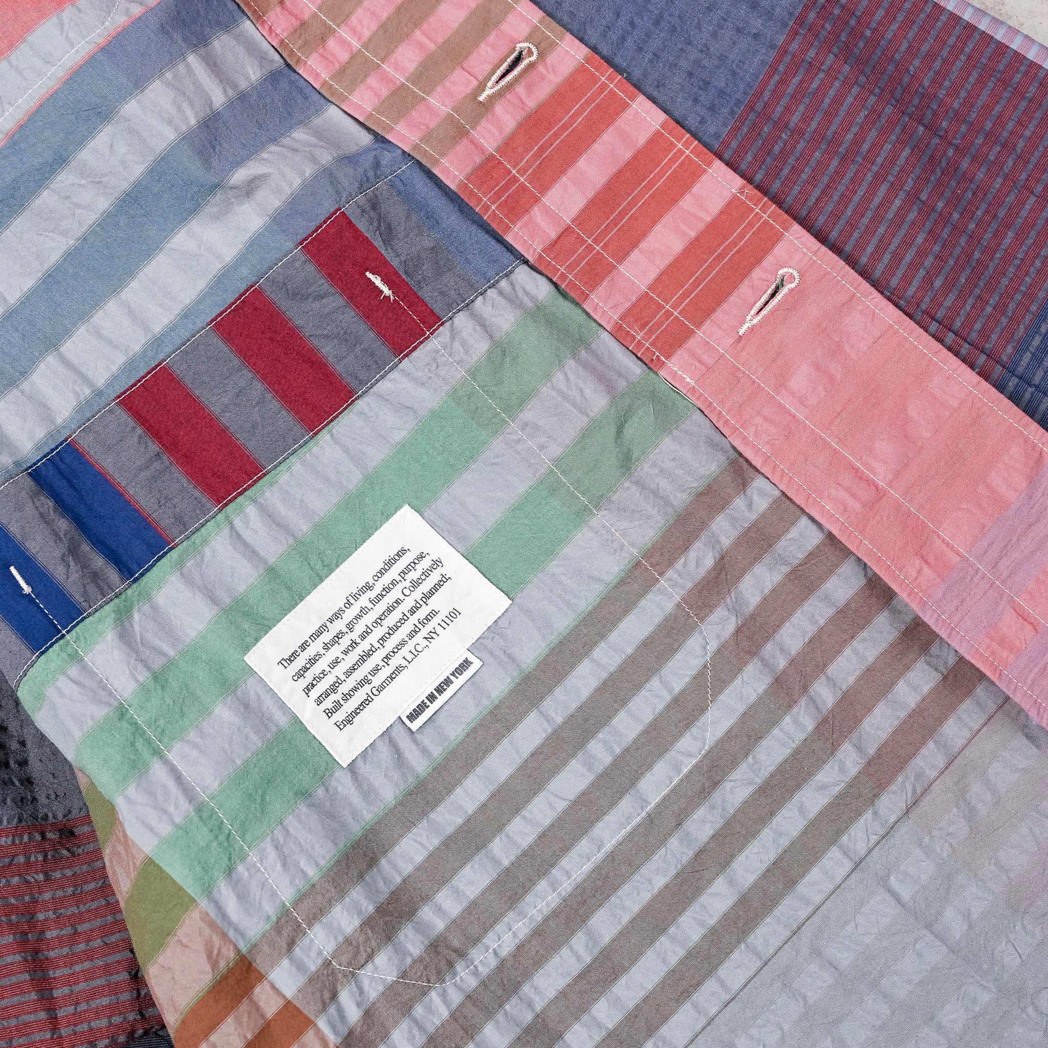 Engineered Garments Dayton Long Shirt Multi Color CP Big Plaid