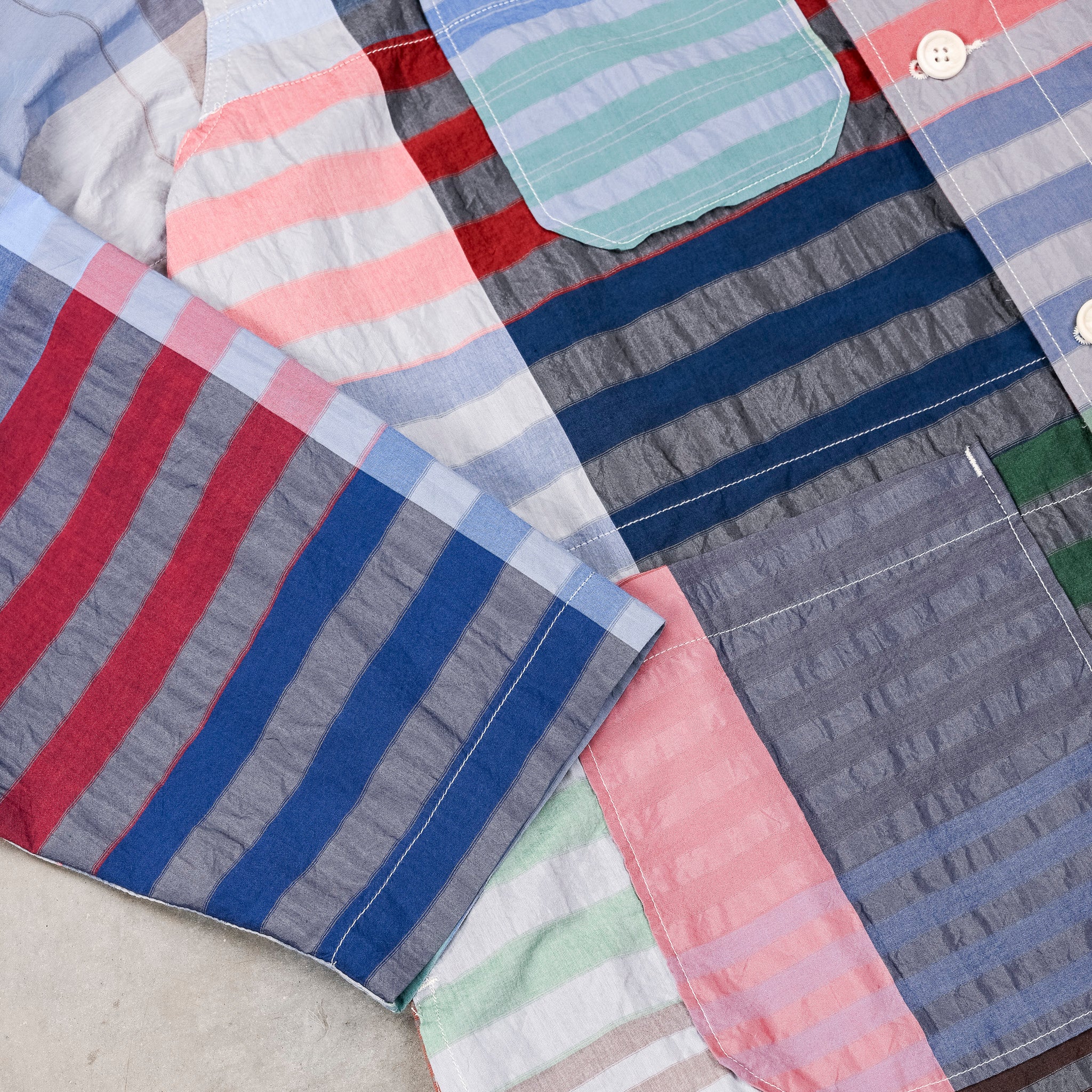 Engineered Garments Dayton Long Shirt Multi Color CP Big Plaid