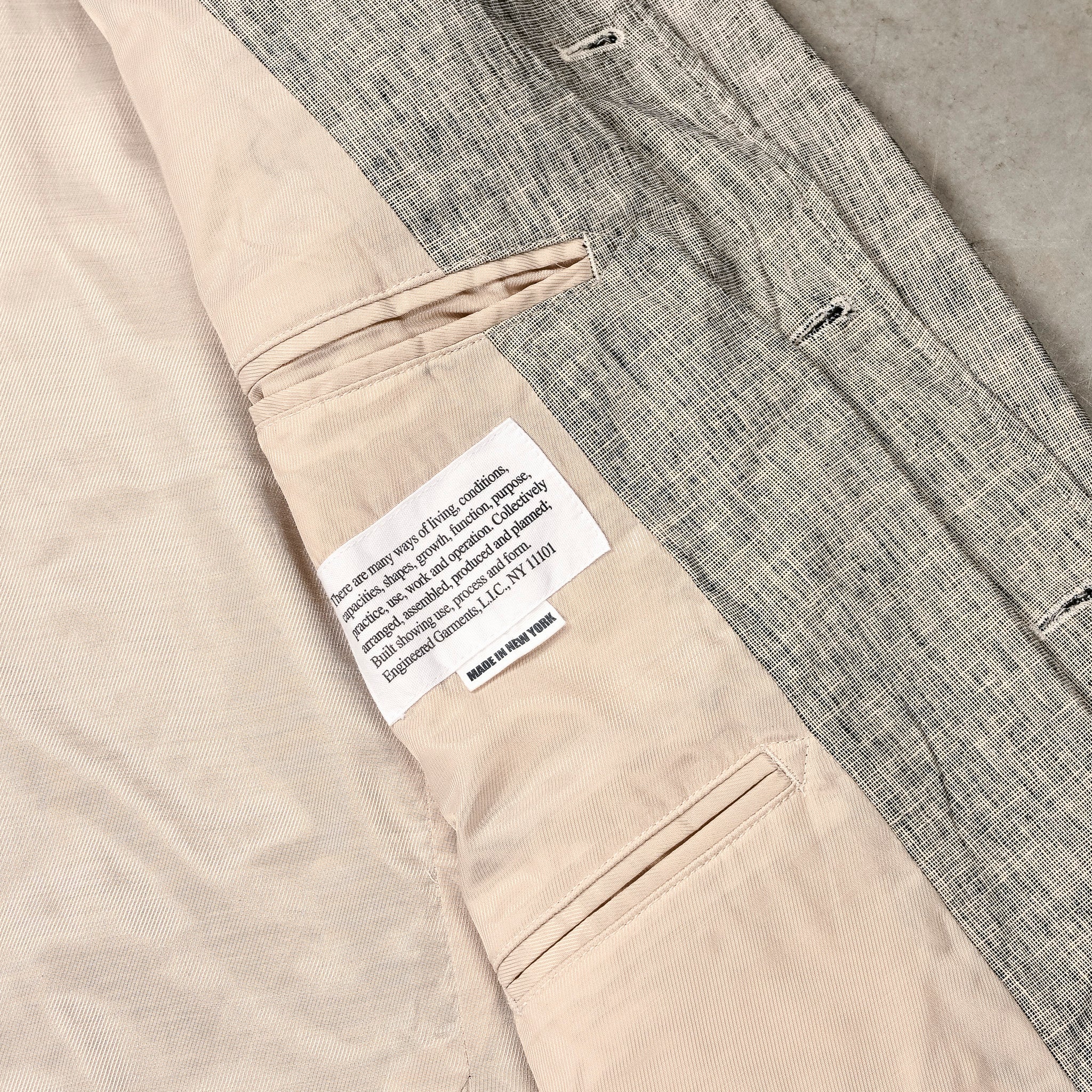 Engineered Garments Andover Jacket Heather Grey Cloth Melange
