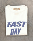 Remi Relief Hard SP Finish T-Shirt "Fast Day" Off-White