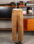 Fullcount x Frans Boone 1103 Clean Straight 8-Wale Corduroy Beige