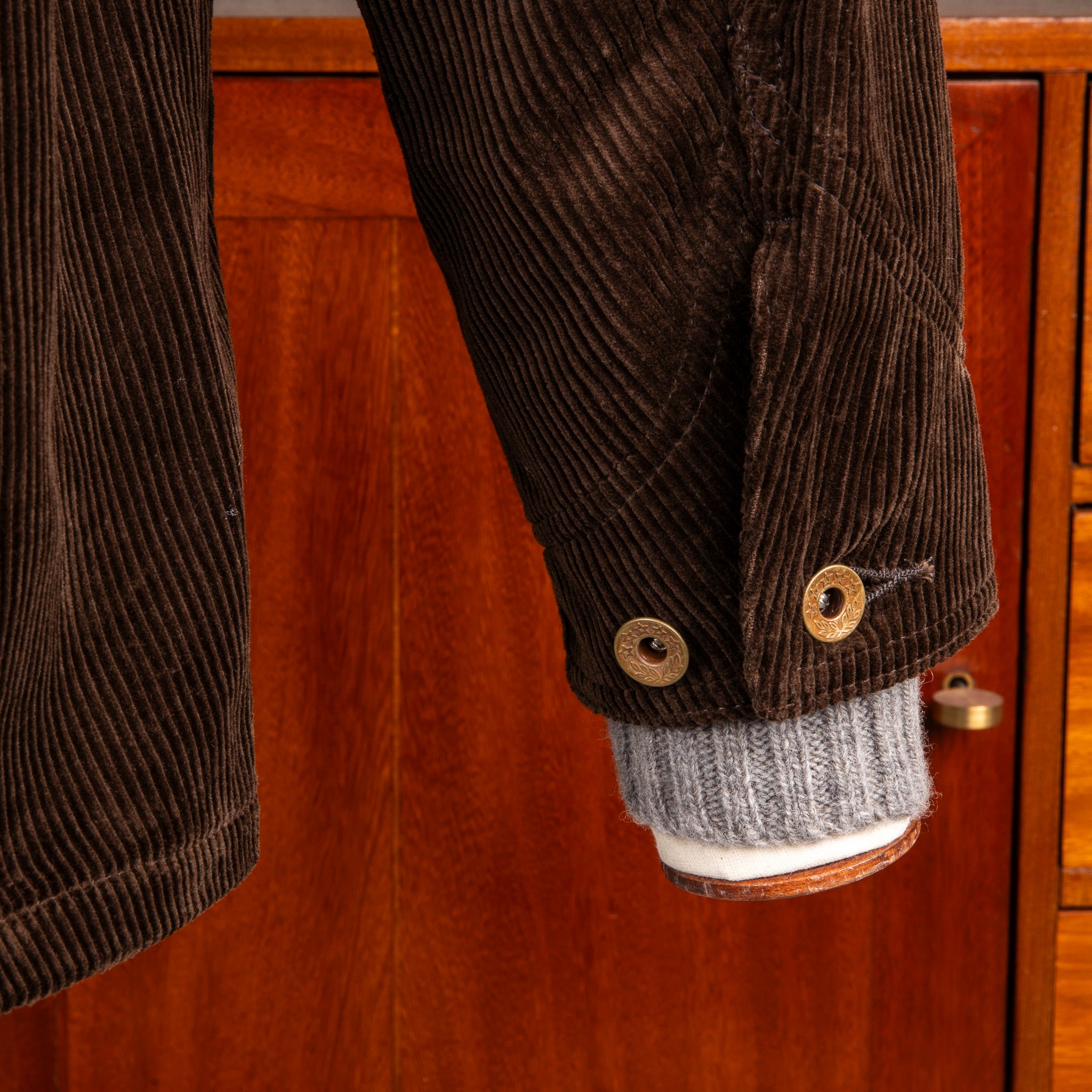 Fullcount x Frans Boone 2015 Chore Jacket 8-Wale Corduroy Brown