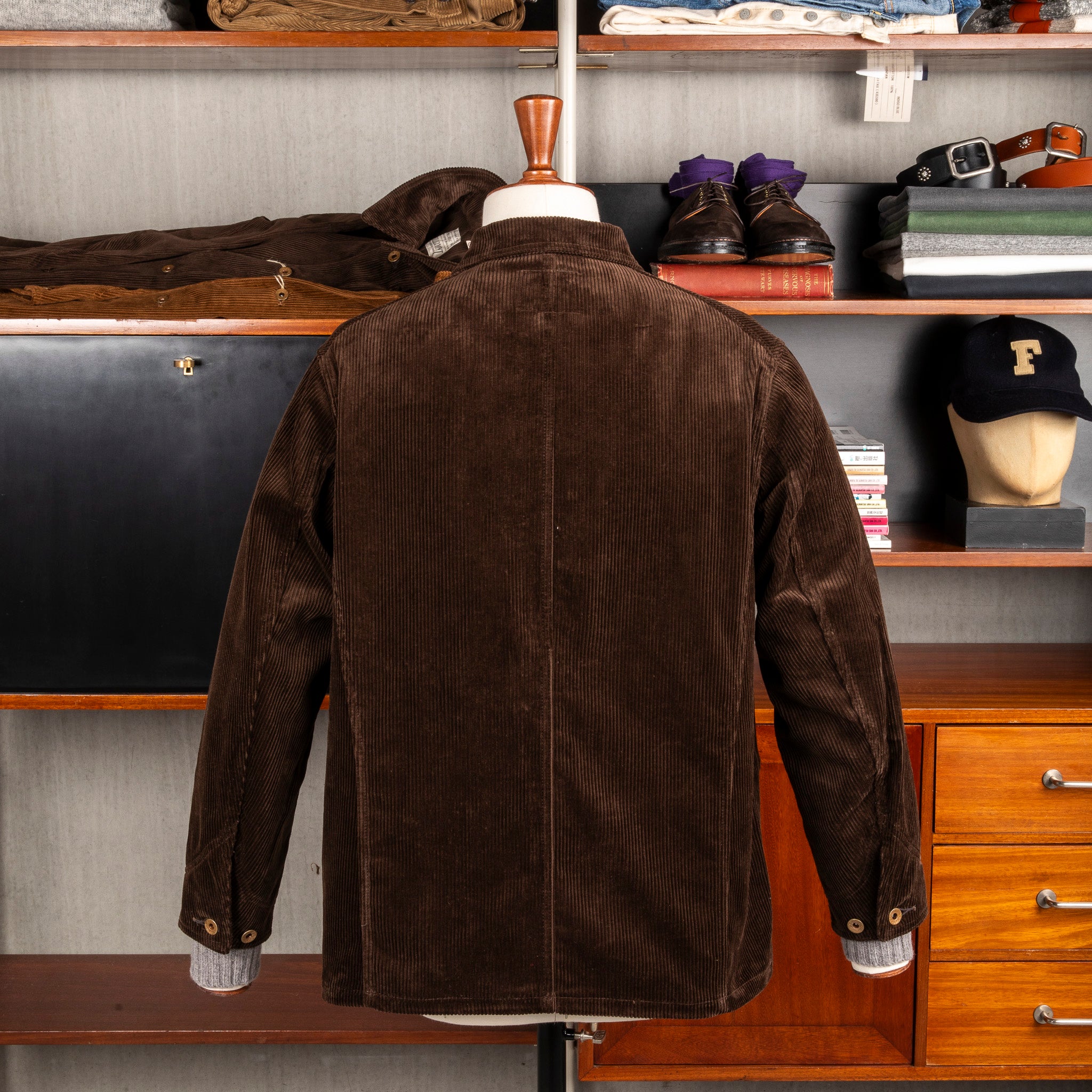 Fullcount x Frans Boone 2015 Chore Jacket 8-Wale Corduroy Brown