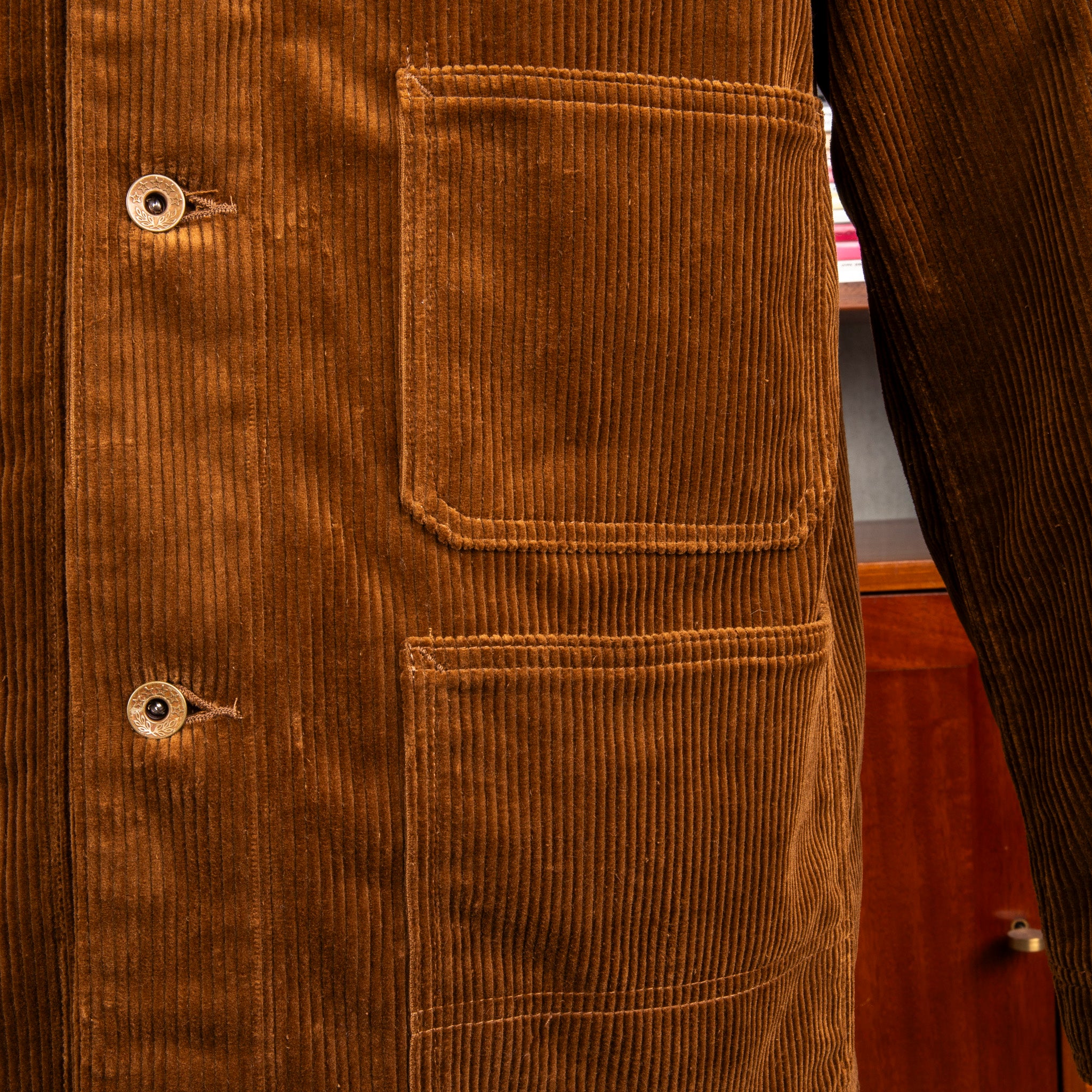 Fullcount x Frans Boone 2015 Chore Jacket 8-Wale Corduroy Camel