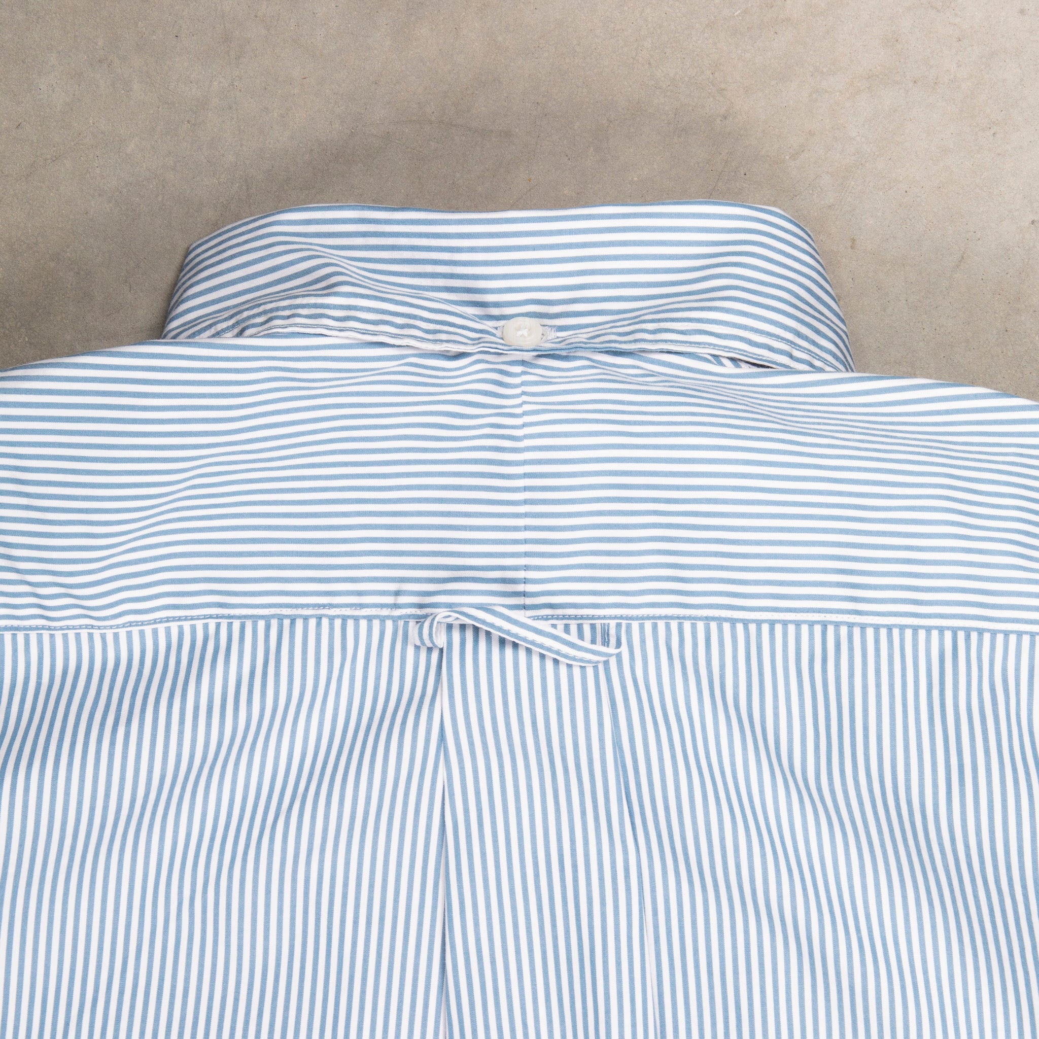 Gitman Vintage x Frans Boone 120/2 High Count Poplin Stripe - Teal