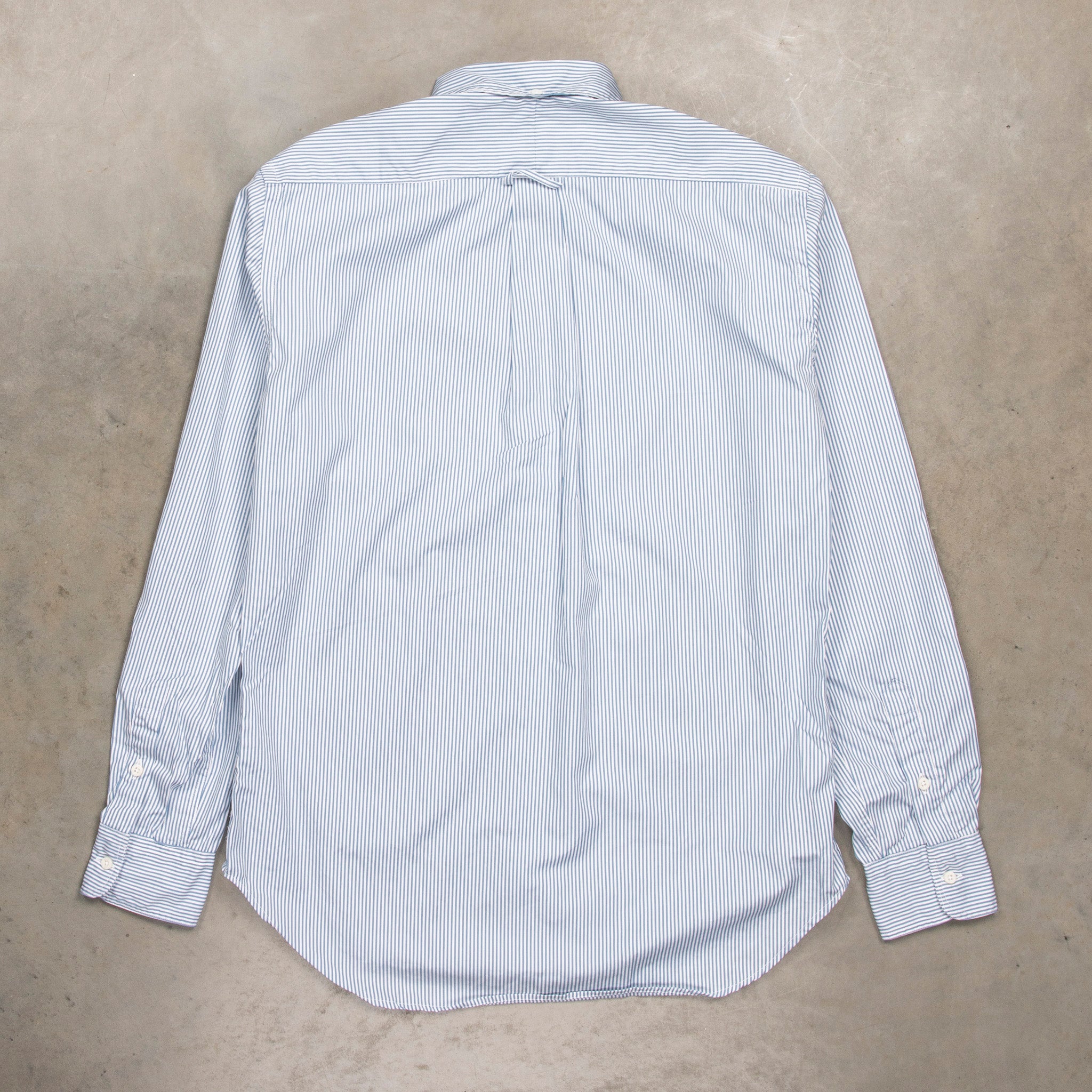 Gitman Vintage x Frans Boone 120/2 High Count Poplin Stripe - Teal