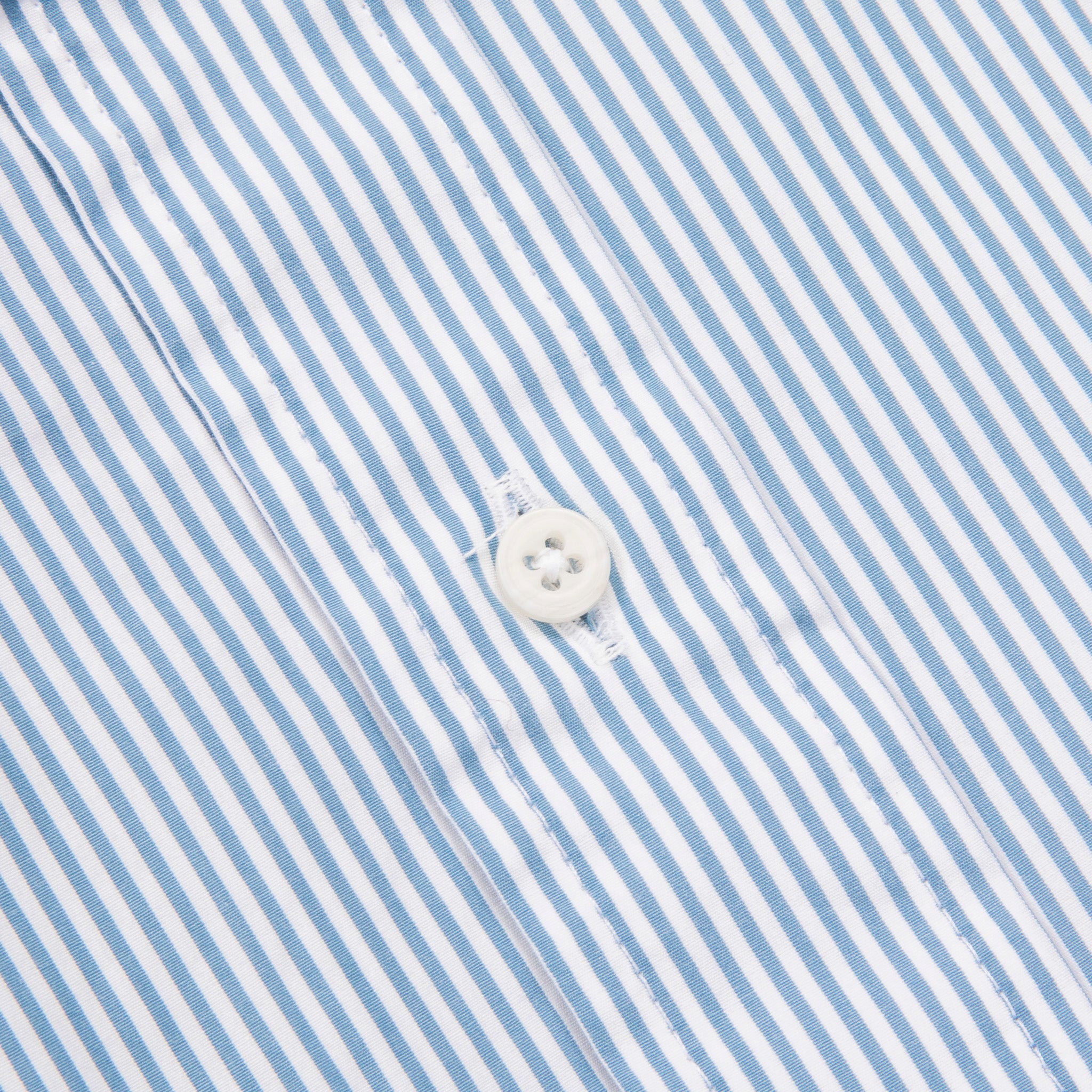 Gitman Vintage x Frans Boone 120/2 High Count Poplin Stripe - Teal