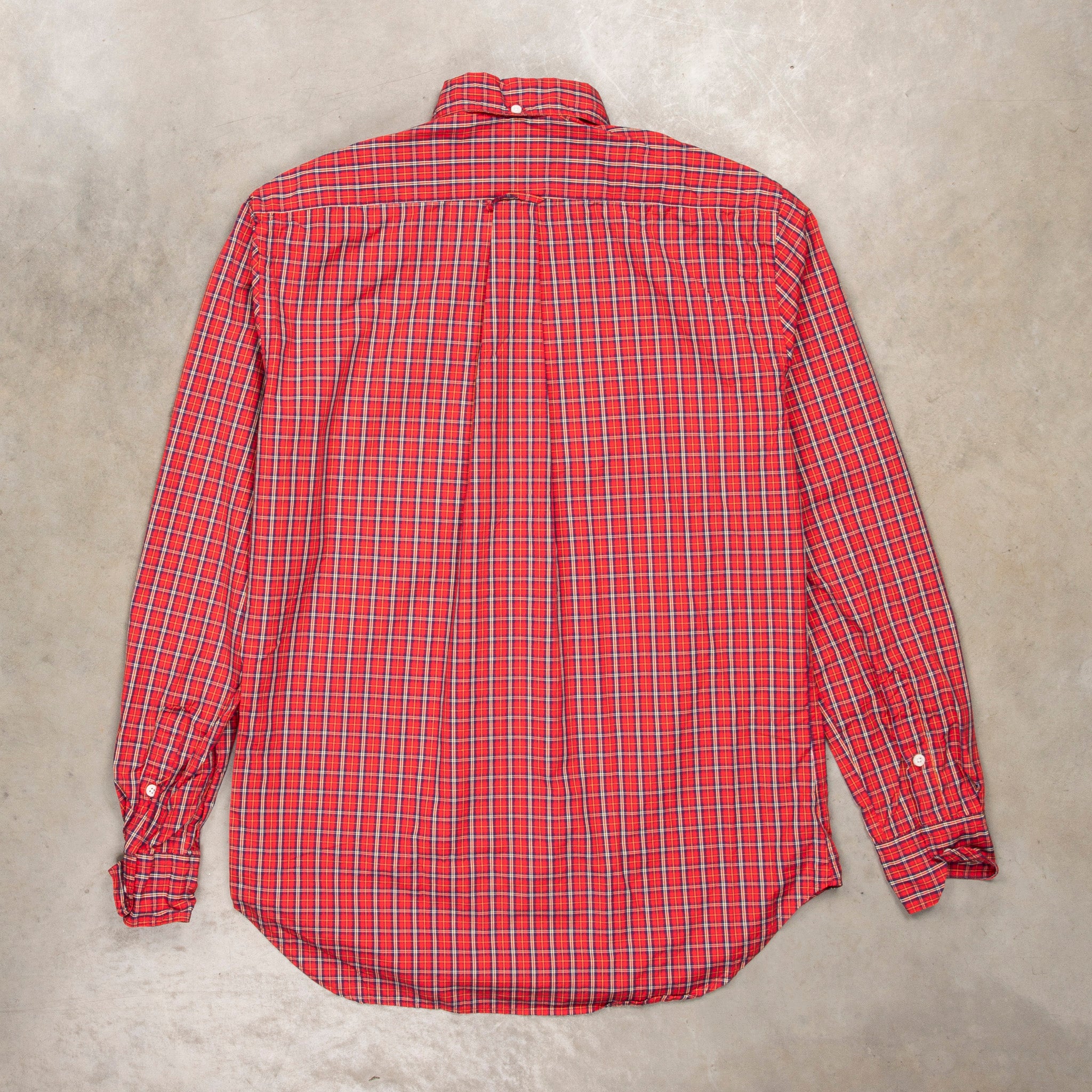 Gitman Vintage x Frans Boone 100/2 Organic Poplin Check - Claret