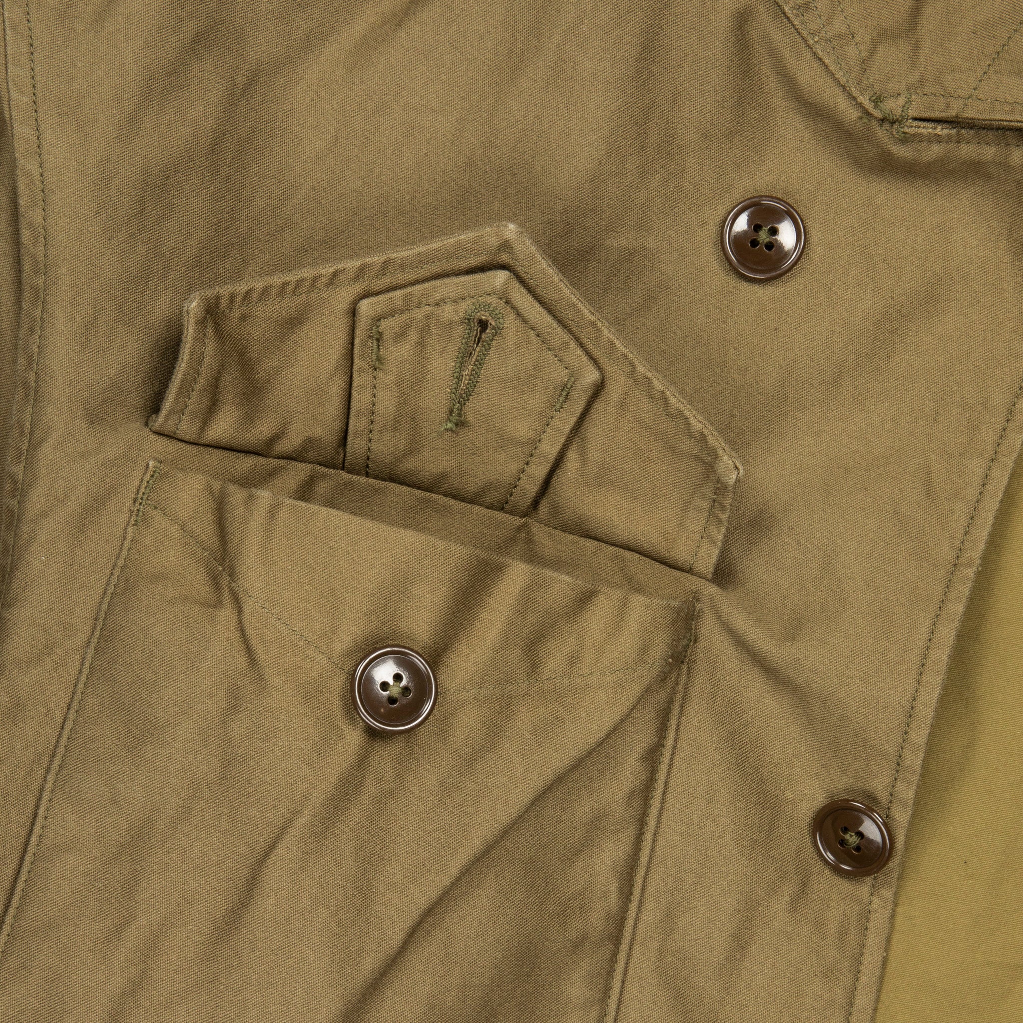 Orslow M-43 Jacket Reversed Sateen Army Green