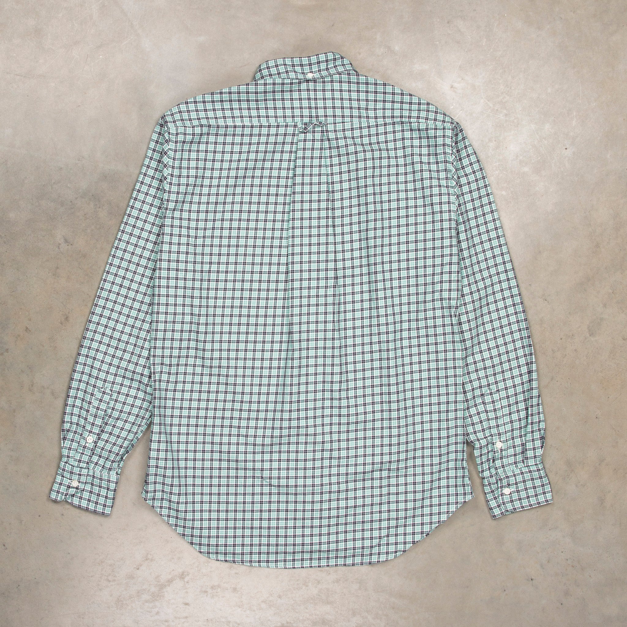 Gitman Vintage x Frans Boone Royal Flannel Plaid - Aqua Green