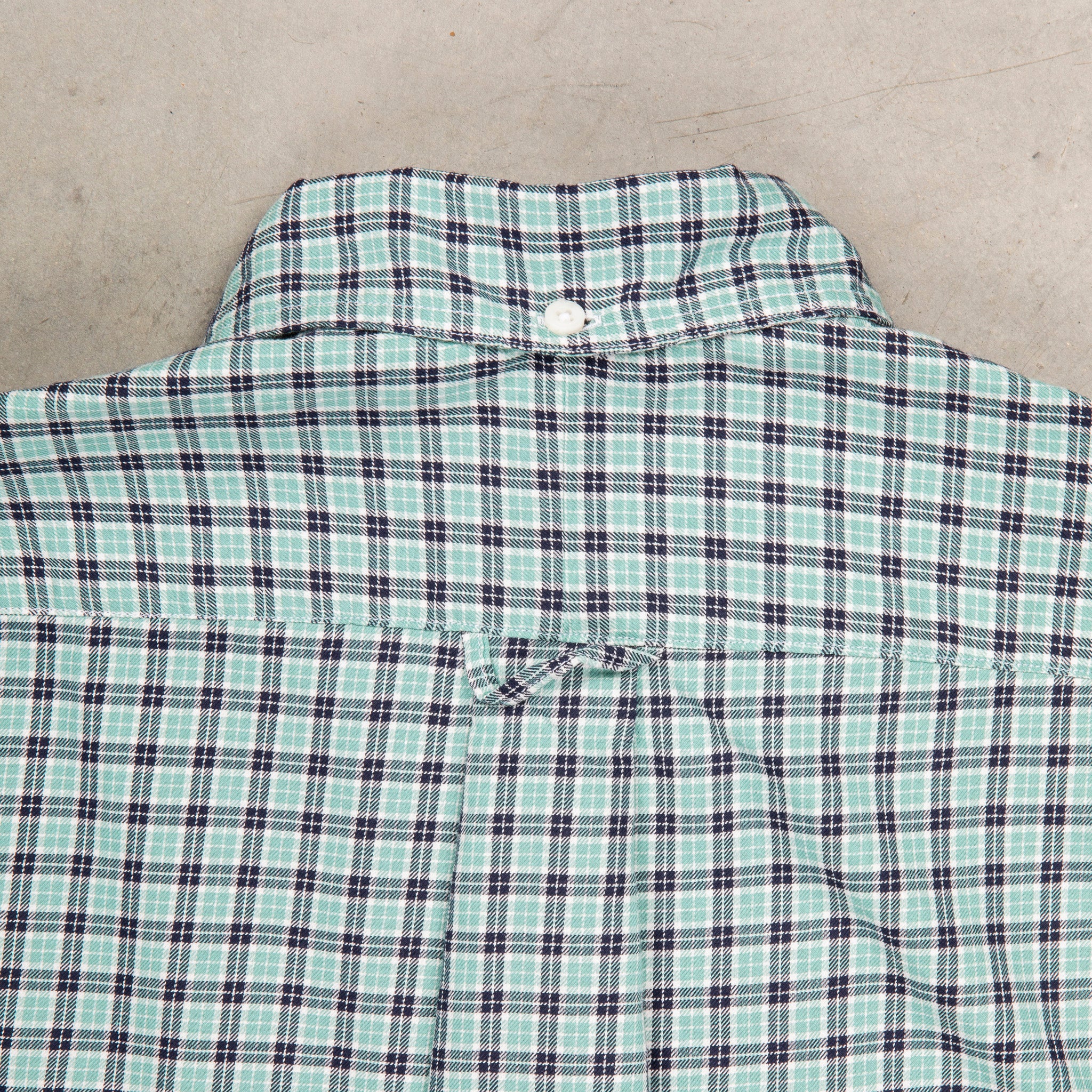 Gitman Vintage x Frans Boone Royal Flannel Plaid - Aqua Green