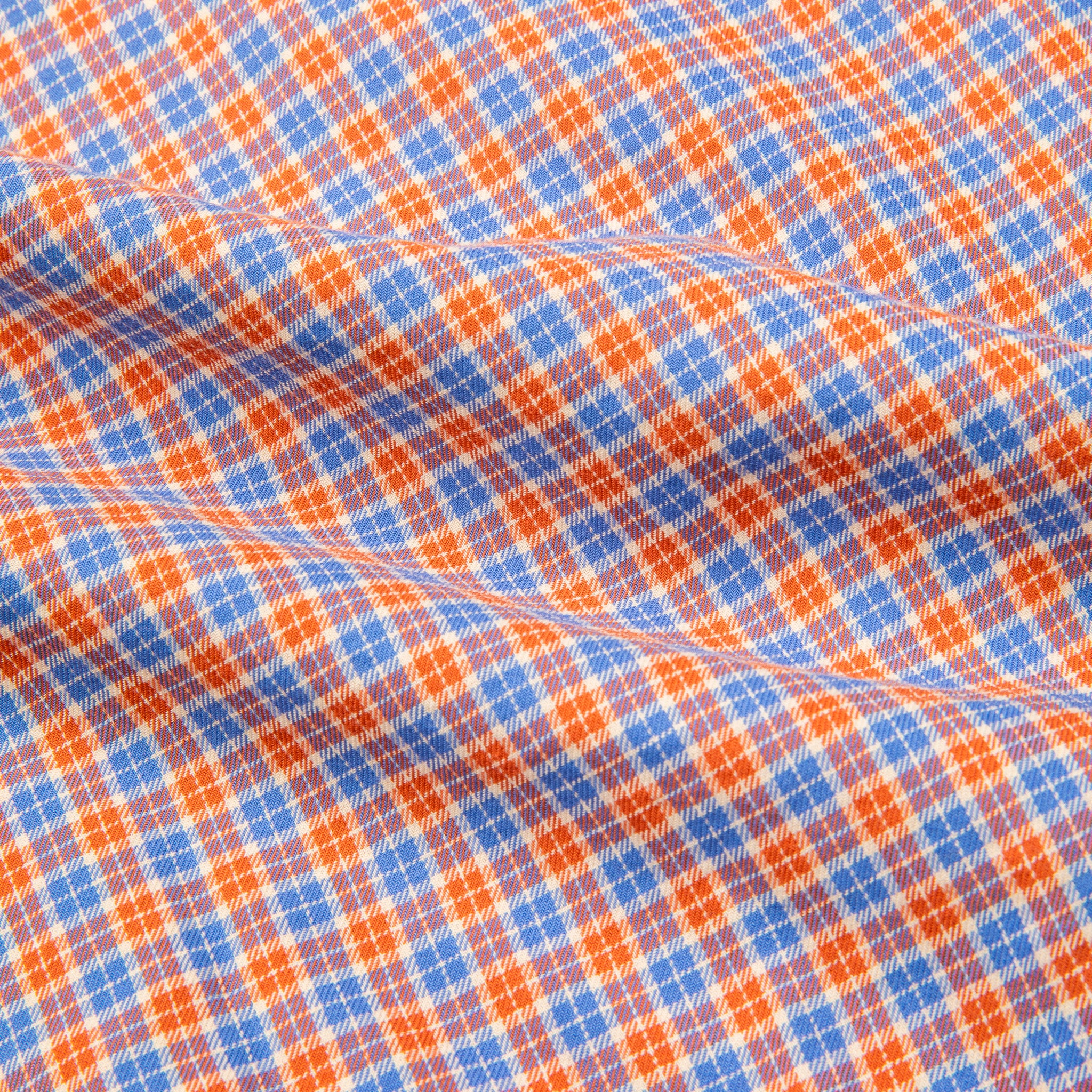 Gitman Vintage x Frans Boone Royal Flannel Plaid - Burnt Orange
