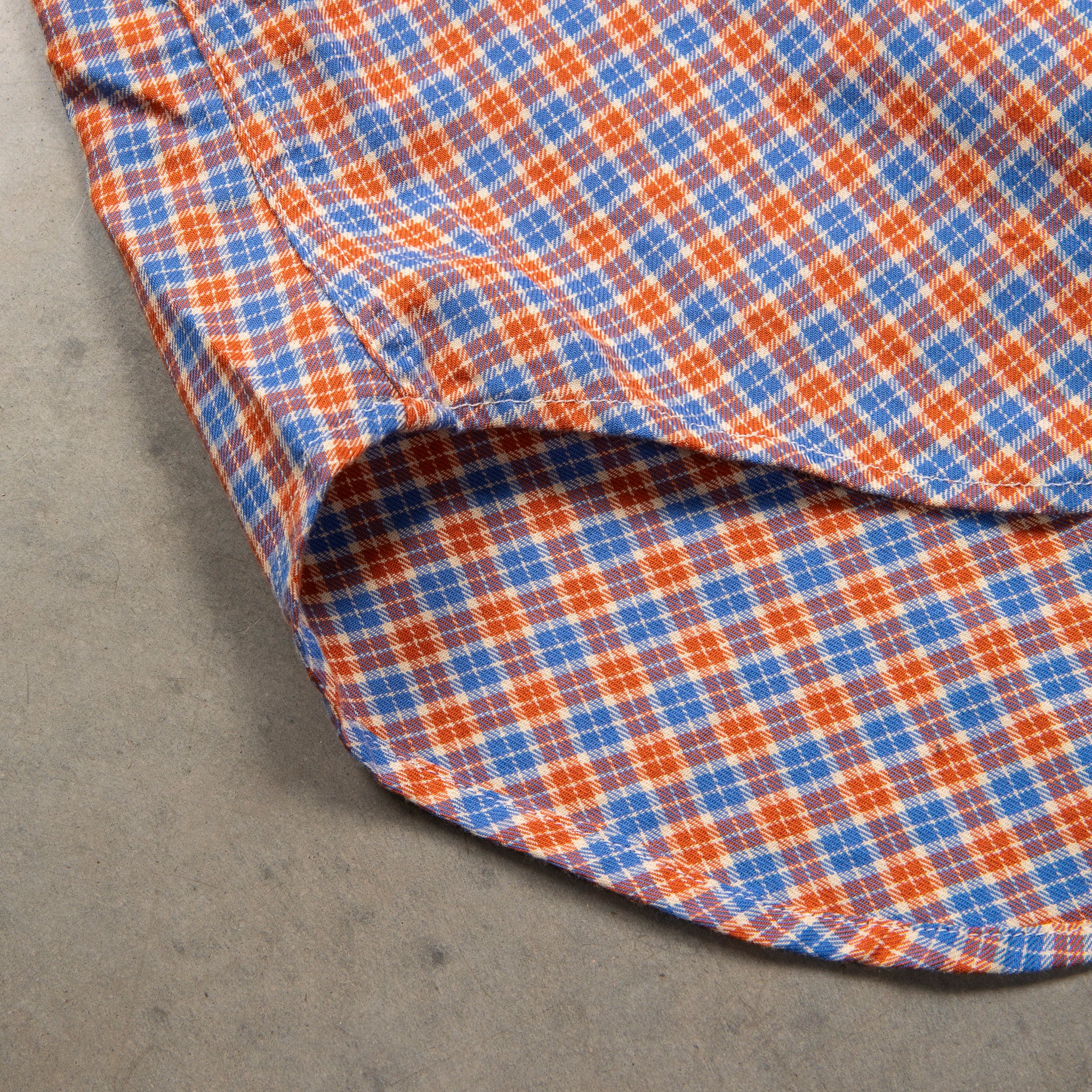 Gitman Vintage x Frans Boone Royal Flannel Plaid - Burnt Orange