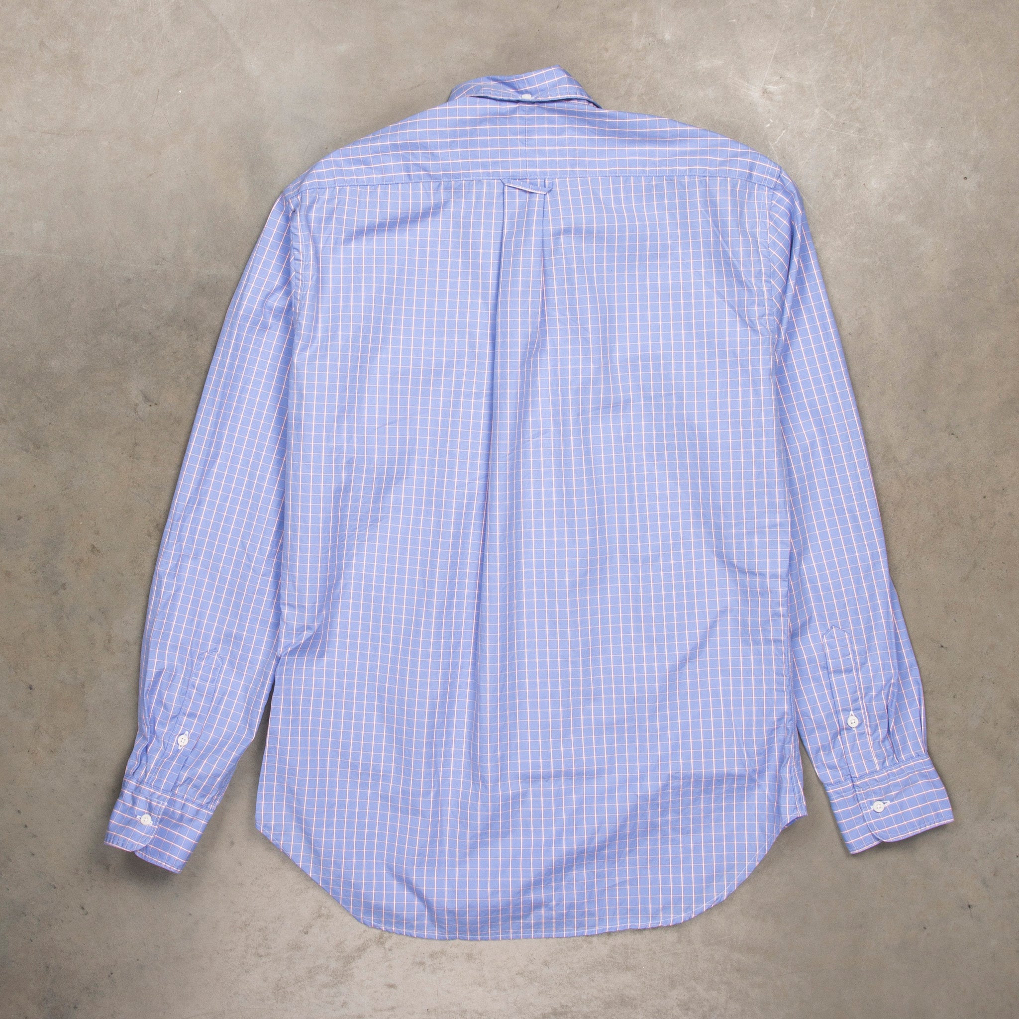 Gitman Vintage x Frans Boone 80/2 Smooth Poplin Check - Gulf