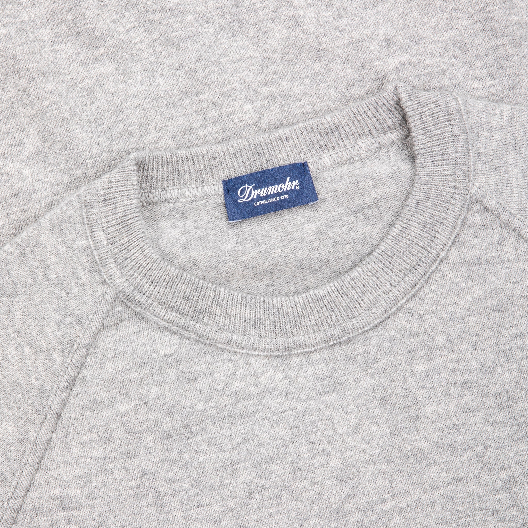 Drumohr Cashmere Felpa Argento