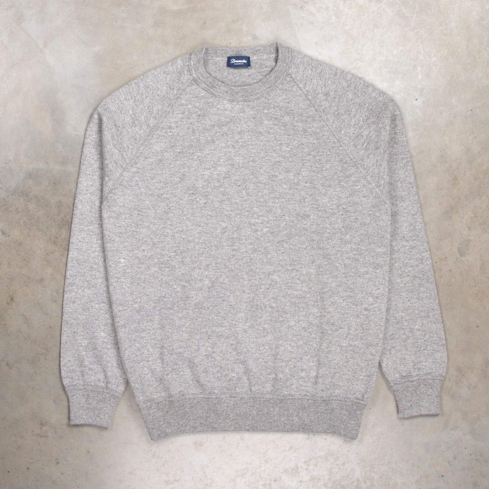 Drumohr Cashmere Felpa Argento