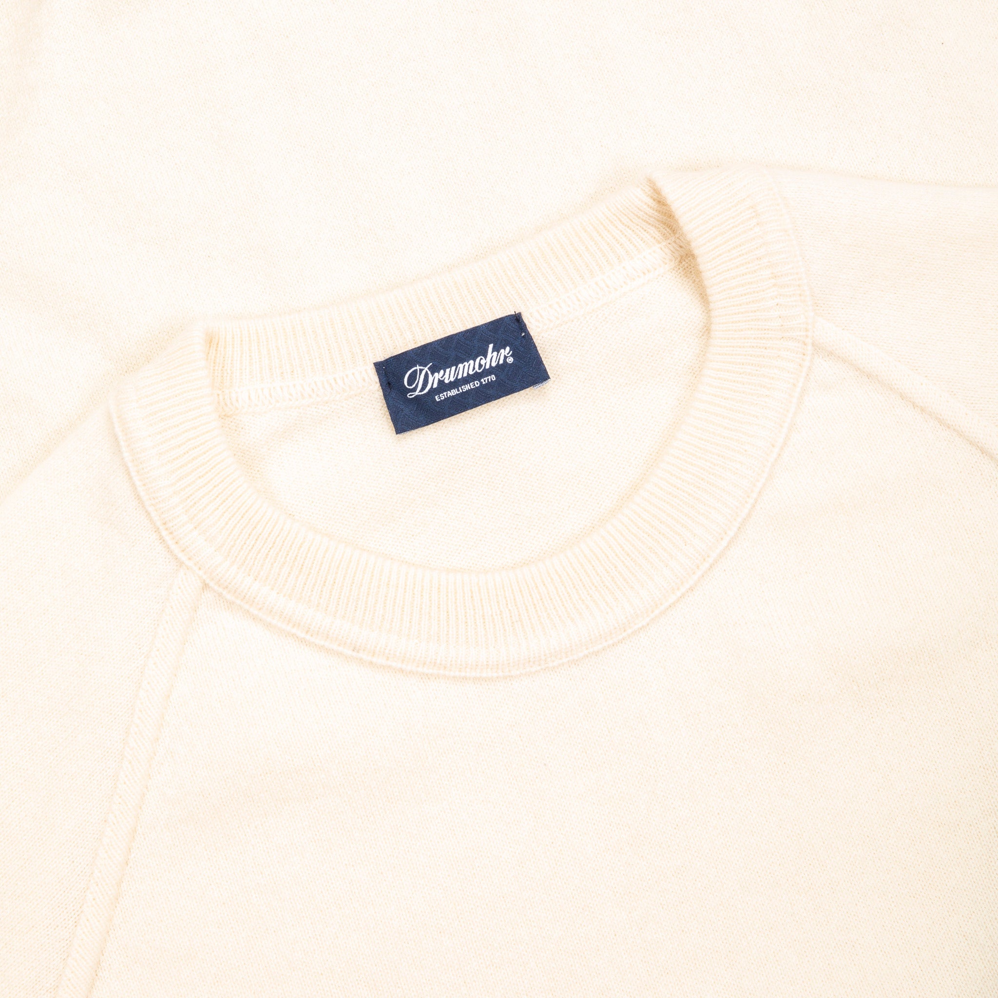 Drumohr Cashmere Felpa Panna