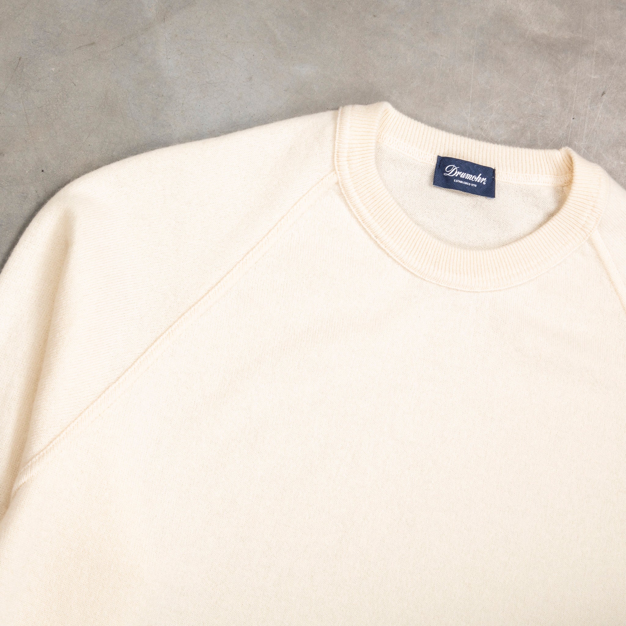 Drumohr Cashmere Felpa Panna