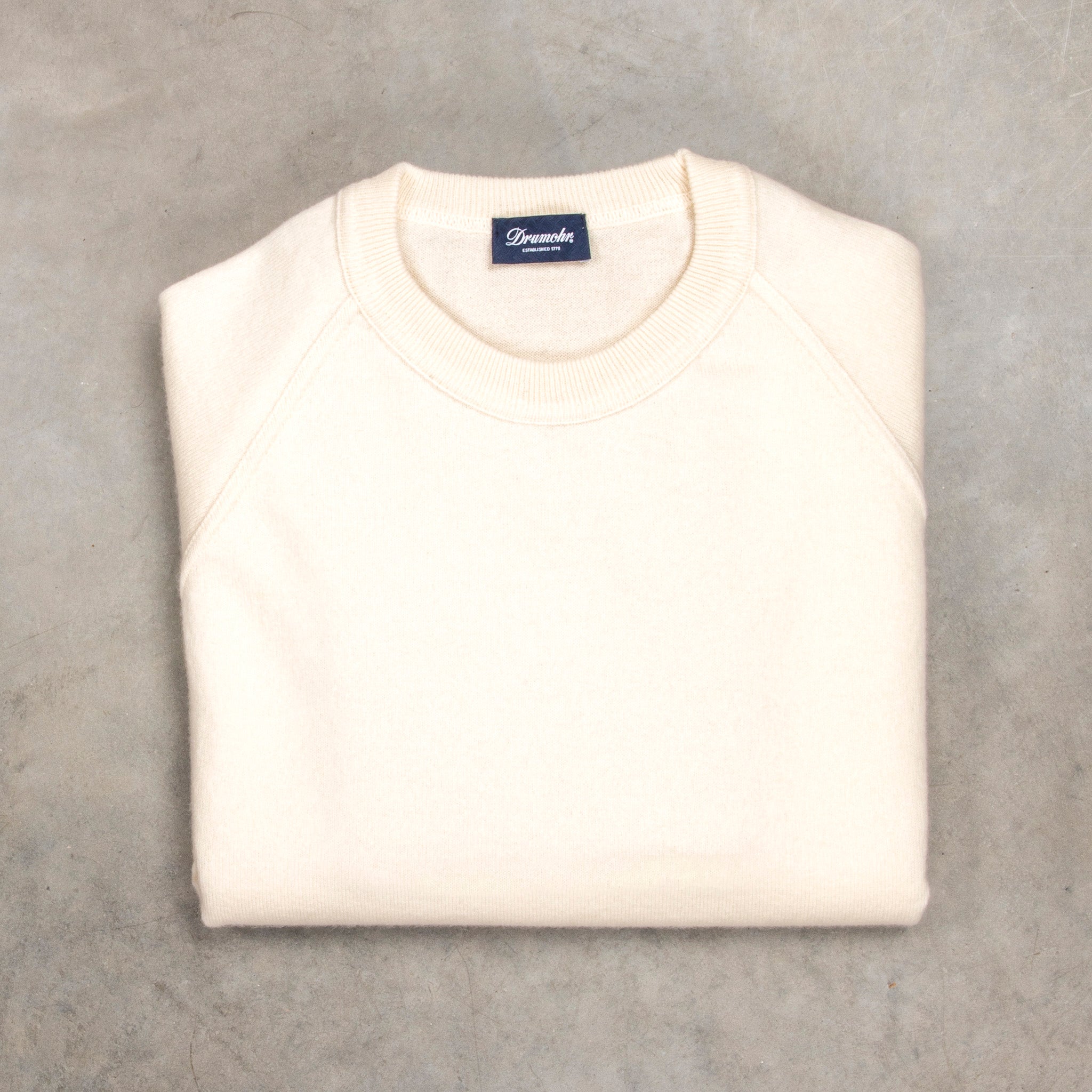 Drumohr Cashmere Felpa Panna