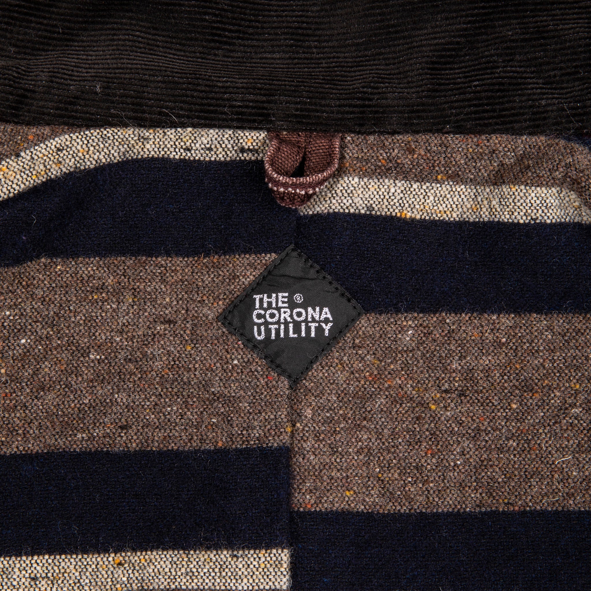 The Corona Utility CJ076 Utica Field Coat Chocolate Brown