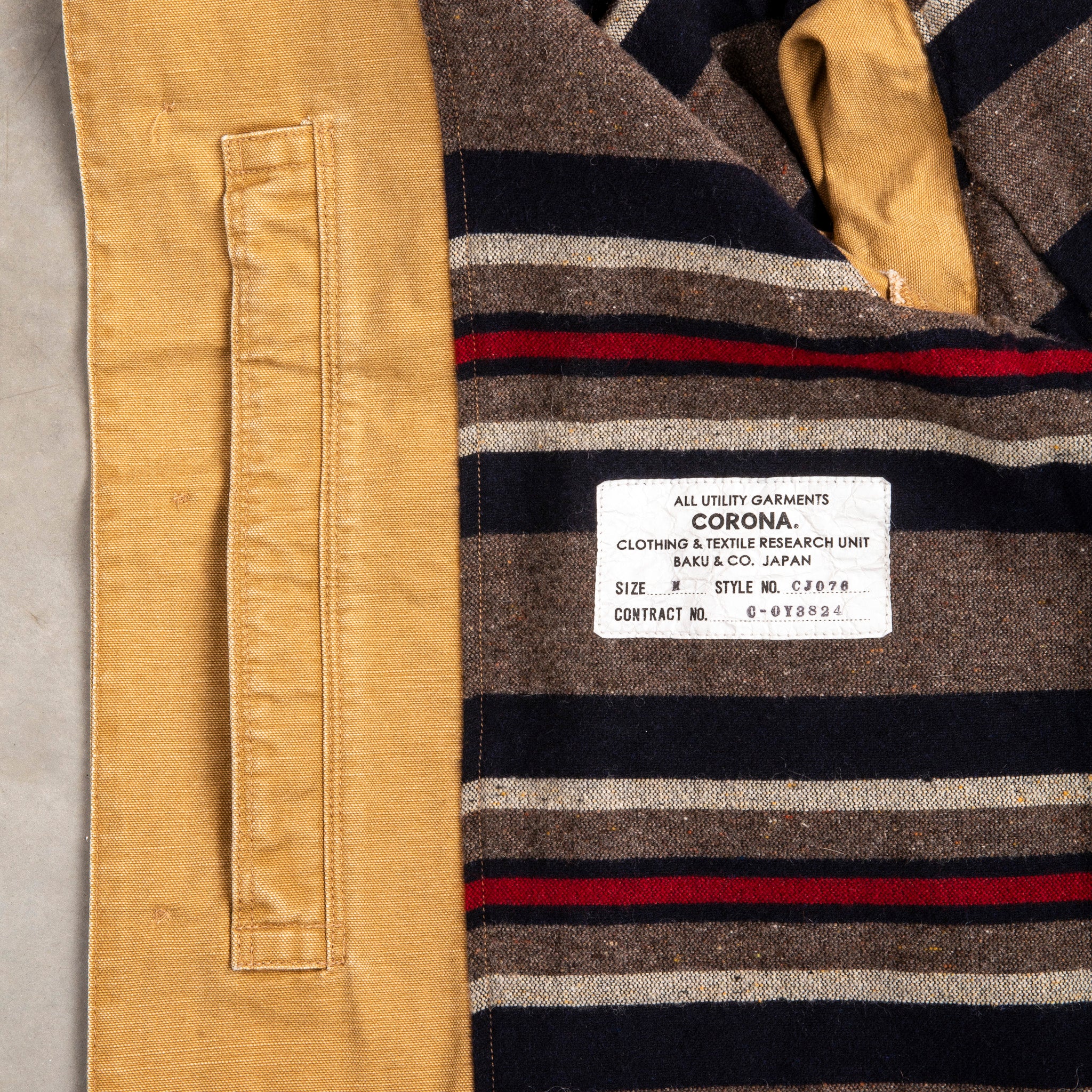 The Corona Utility CJ076 Utica Field Coat Khaki