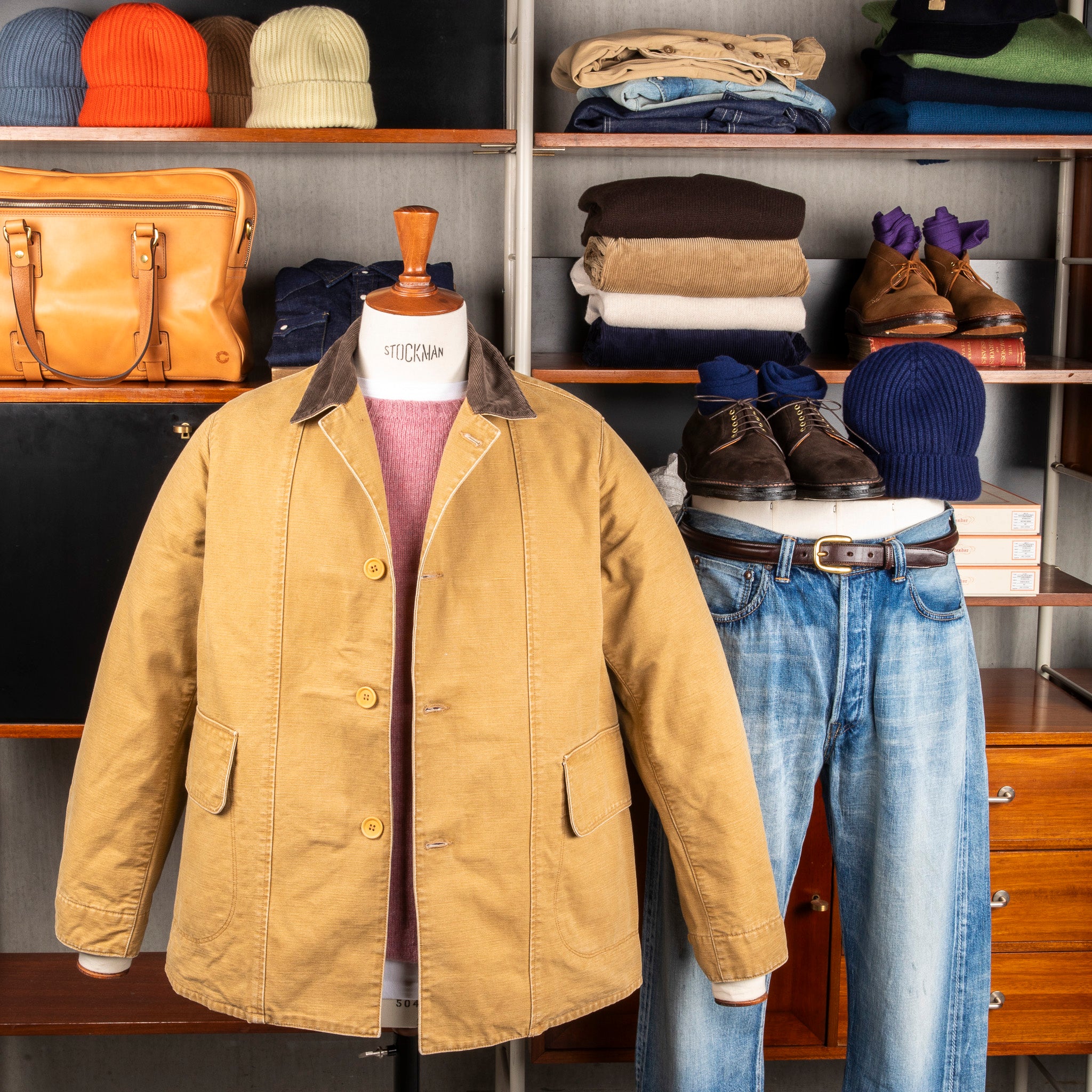 The Corona Utility CJ076 Utica Field Coat Khaki