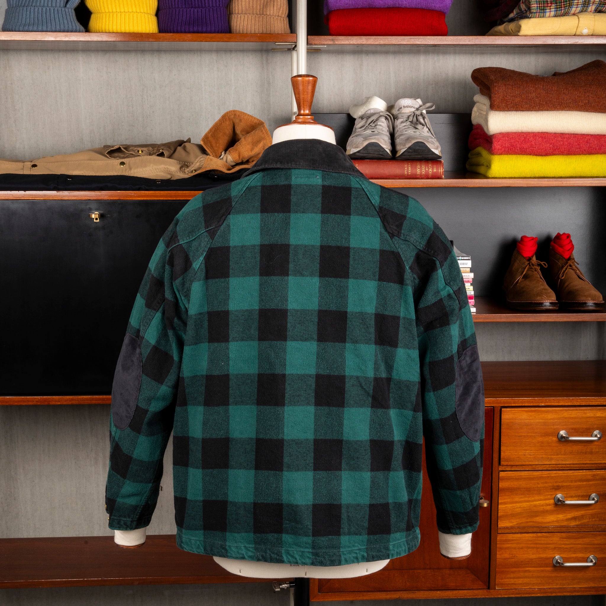 Remi Relief Checkered Field Jacket Flannel Green