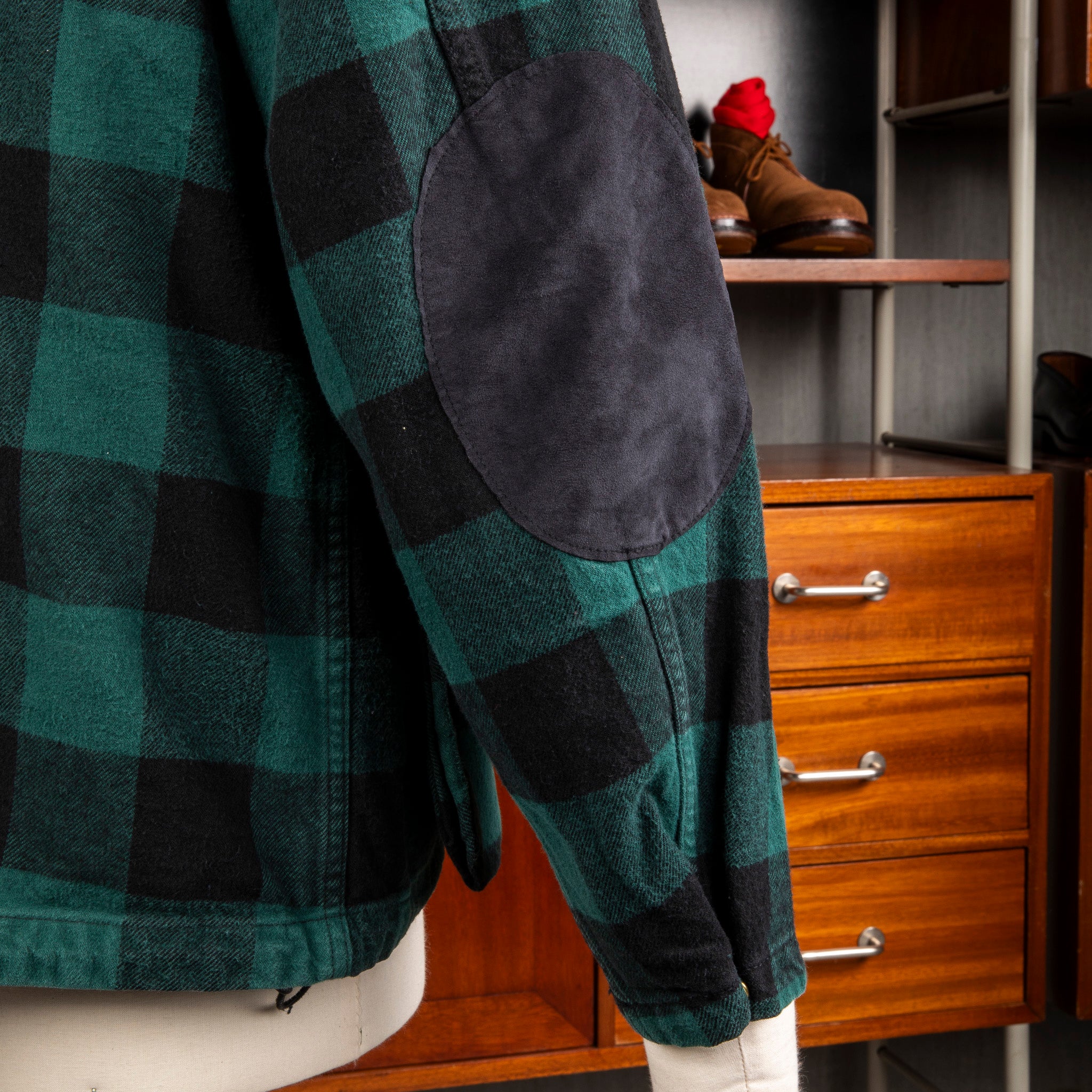 Remi Relief Checkered Field Jacket Flannel Green