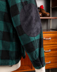 Remi Relief Checkered Field Jacket Flannel Green