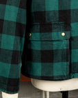 Remi Relief Checkered Field Jacket Flannel Green