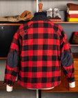 Remi Relief Checkered Field Jacket Flannel Red