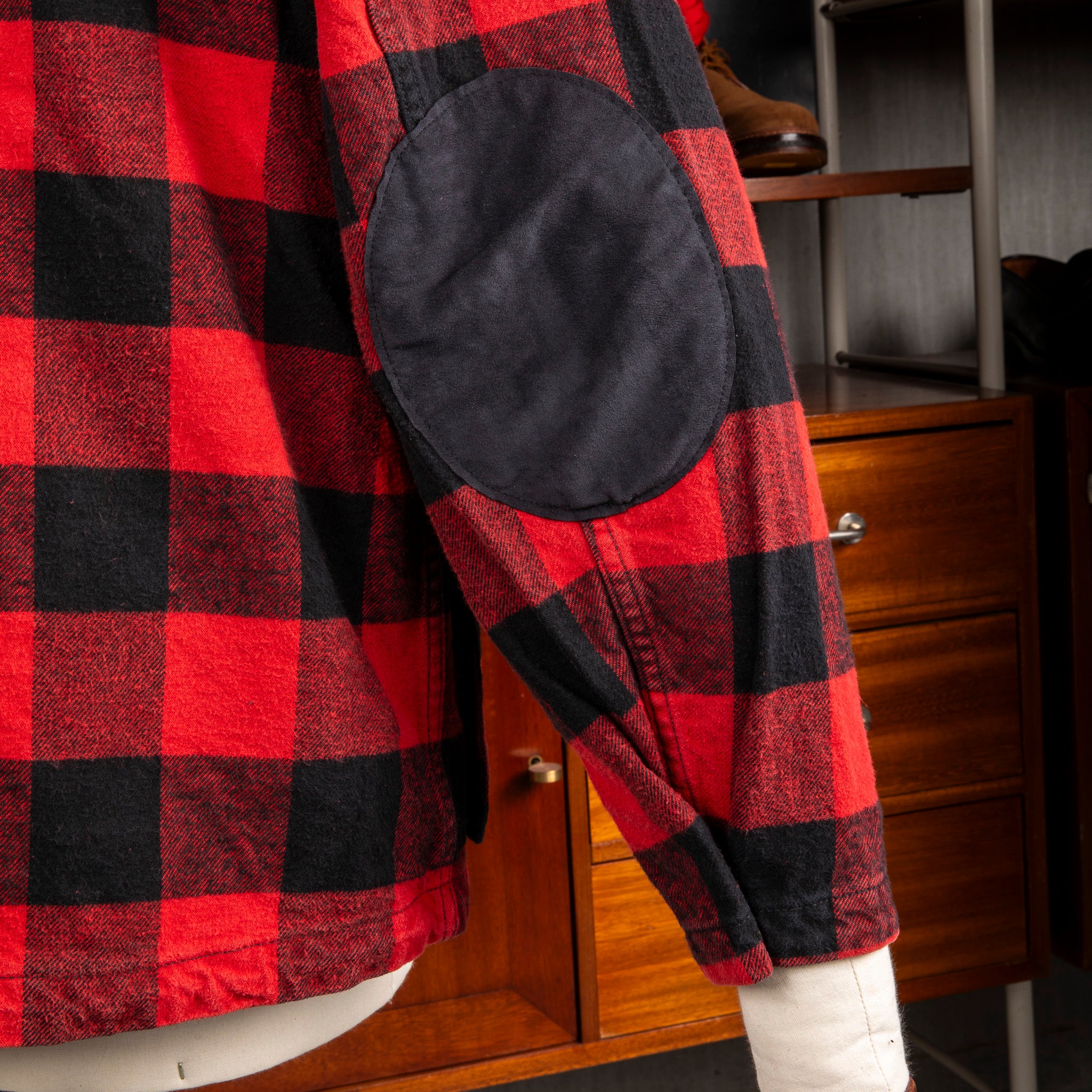 Remi Relief Checkered Field Jacket Flannel Red