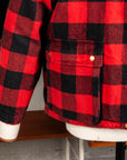 Remi Relief Checkered Field Jacket Flannel Red