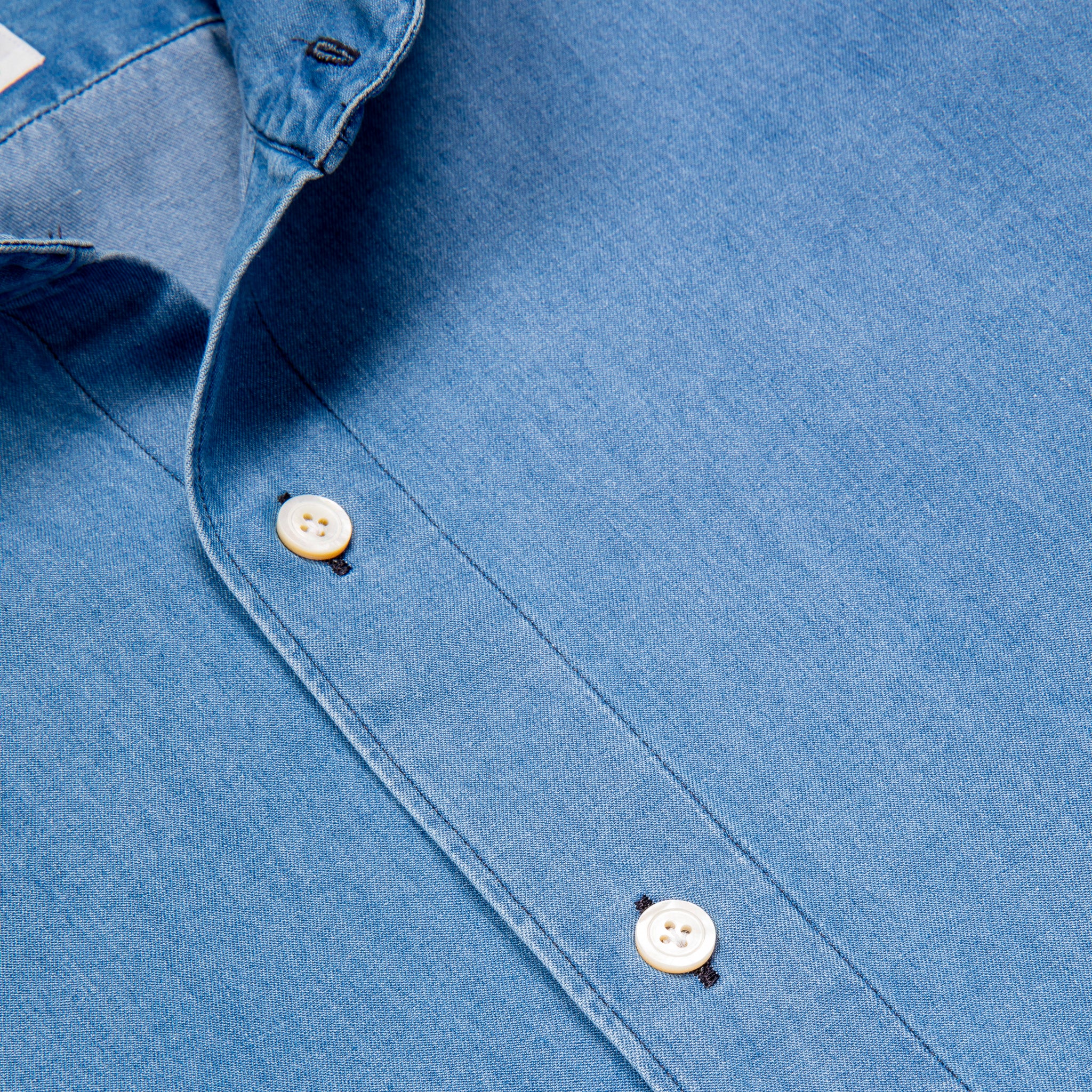 Tシャツ・カットソー Finamore SS25 'Gaeta' shirt (C0650 08) Finamore 1925 Napoli Gaeta Shirt | Blue | FARFETCH
