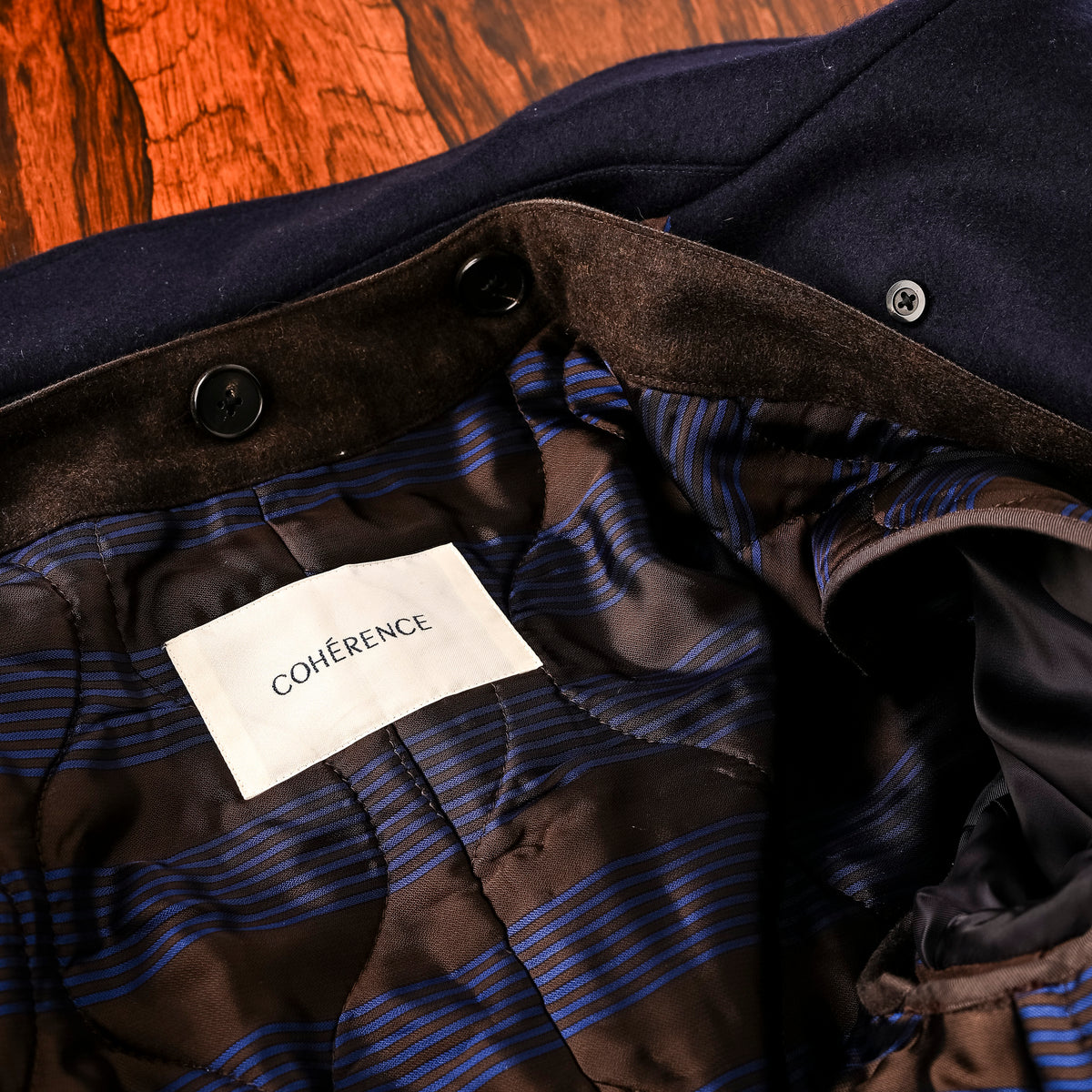 Cohérence Foufou II Melton Jersey Dark Blue