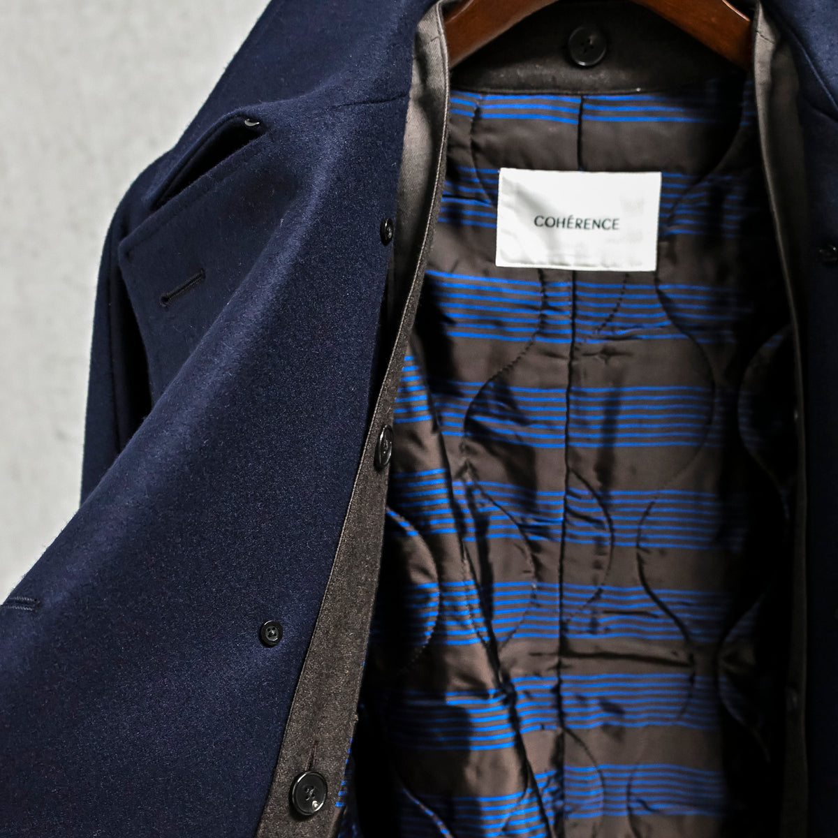 Cohérence Foufou II Melton Jersey Dark Blue