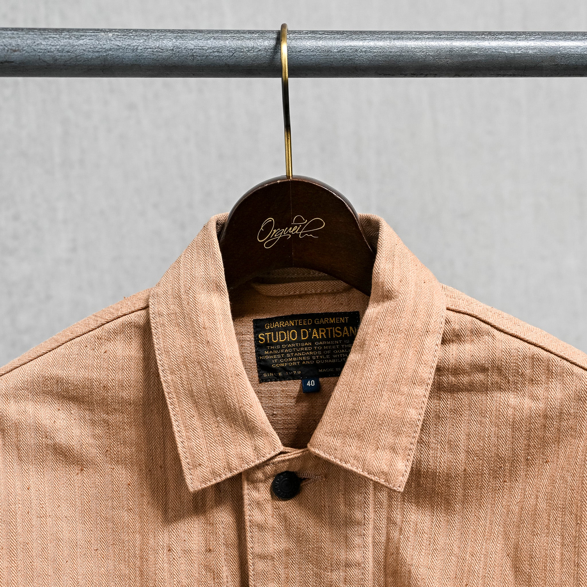 Studio D'Artisan Fox Cotton Military Coverall Brown – Frans Boone