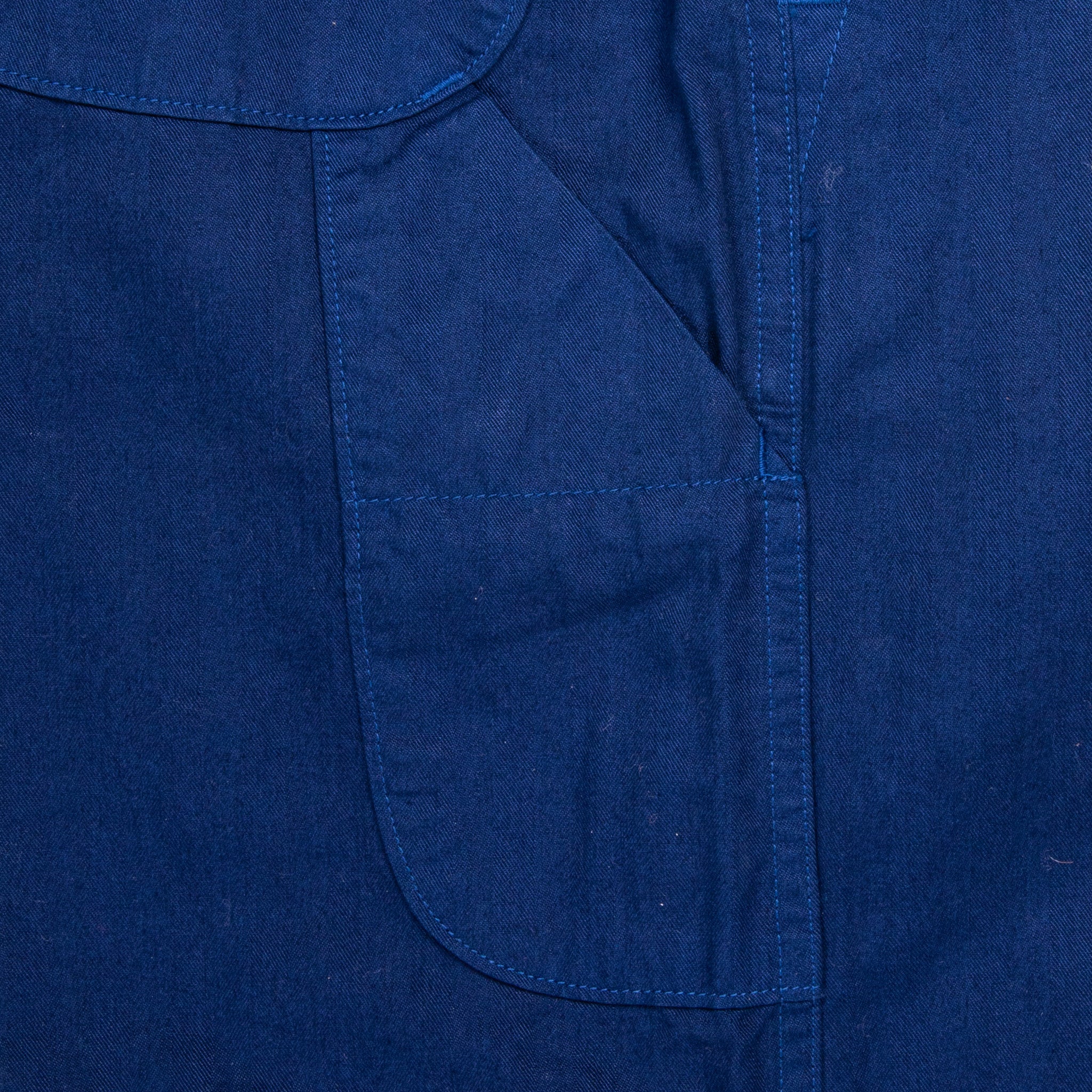 Orslow French Work Pants Herringbone Twill Blue