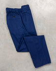 Orslow French Work Pants Herringbone Twill Blue