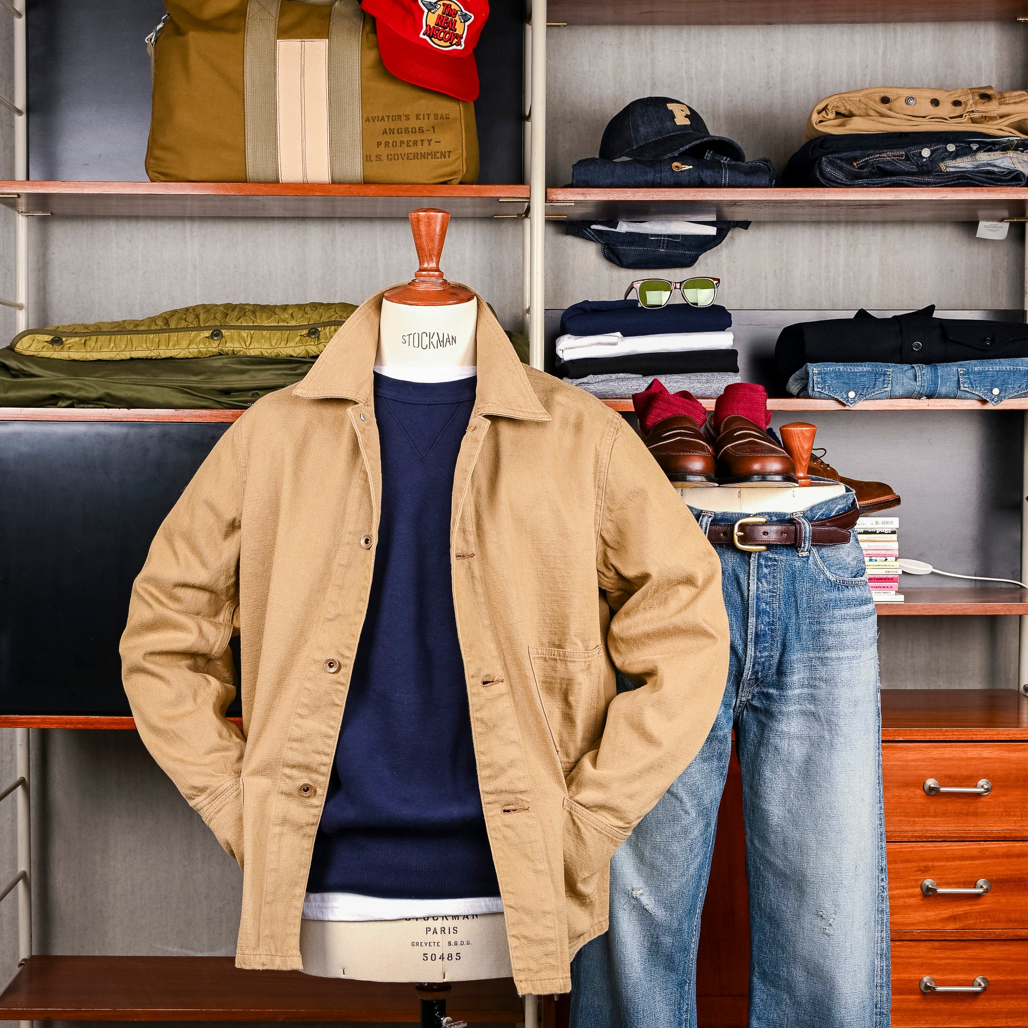 【美品】FULLCOUNT Chore jacket サイズ40 FULCOUNT-CHORE-BEIGE.jpg?v=