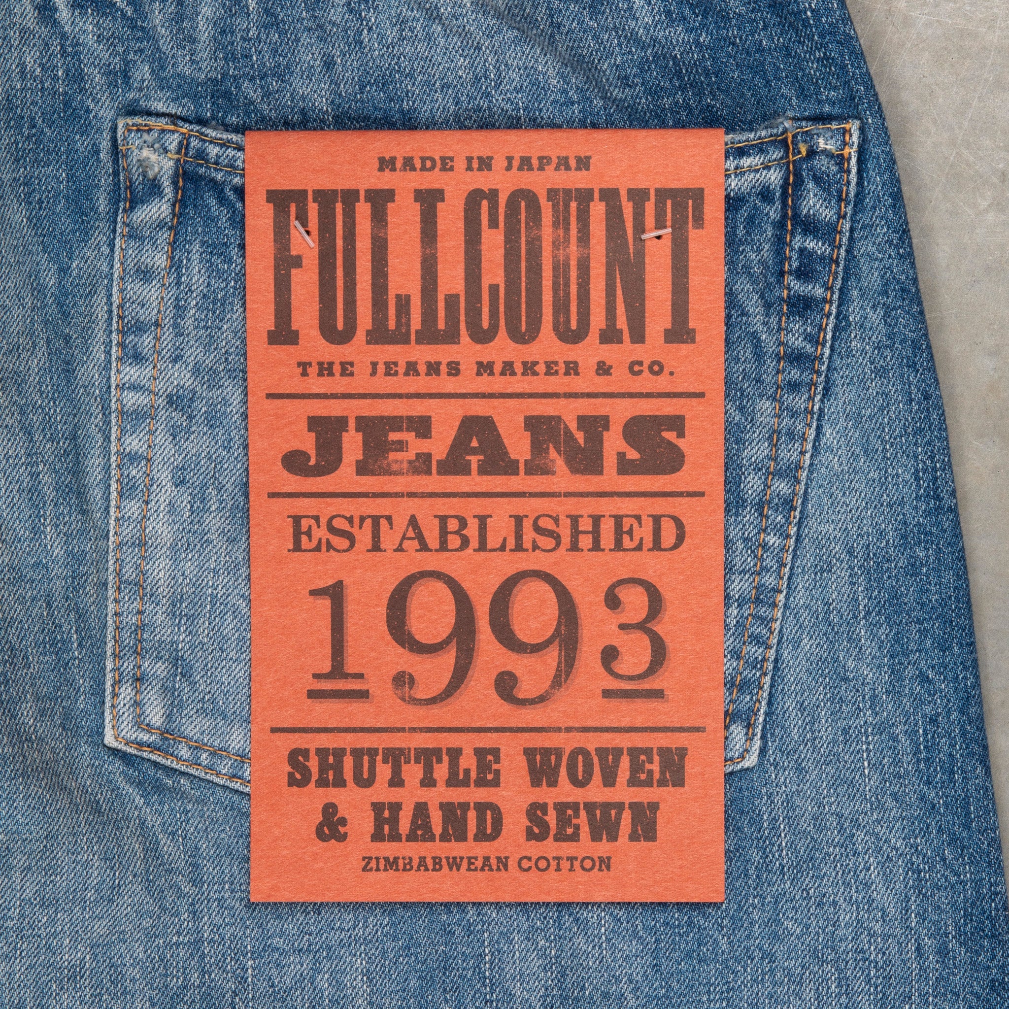 Fullcount 1103 Clean Straight 13.7 Oz Dartford