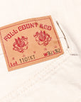 Fullcount 1101KT Straight Twill 14 Oz Ecru