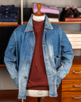 Fullcount 2015HW Chore Jacket 10.5 Oz Denim Washed