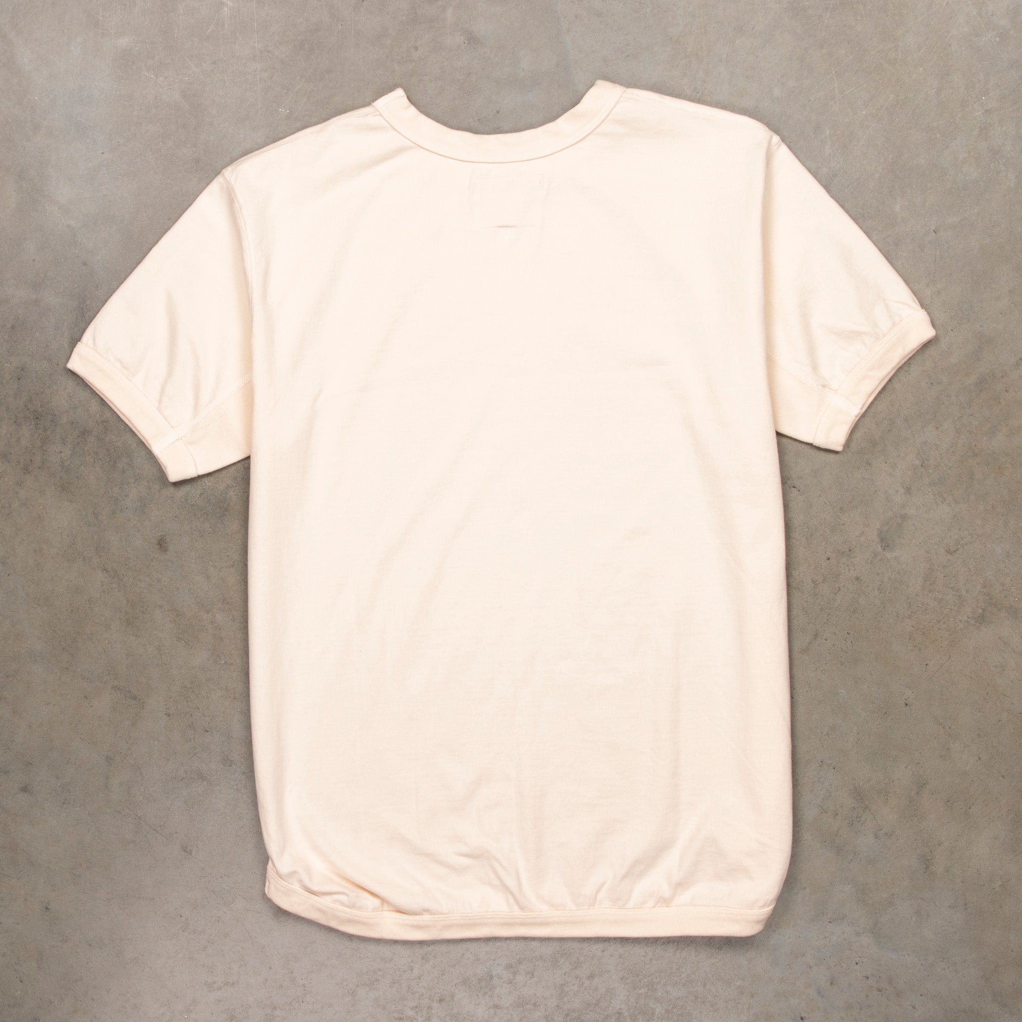 Fullcount Flat Seam Heavyweight T-Shirt Ecru