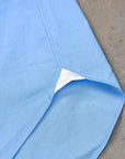 Finamore Gaeta Shirt Sergio Collar Alumo Poplin Avio Blue