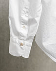 Finamore Gaeta Shirt Lucio Collar Alumo Poplin White