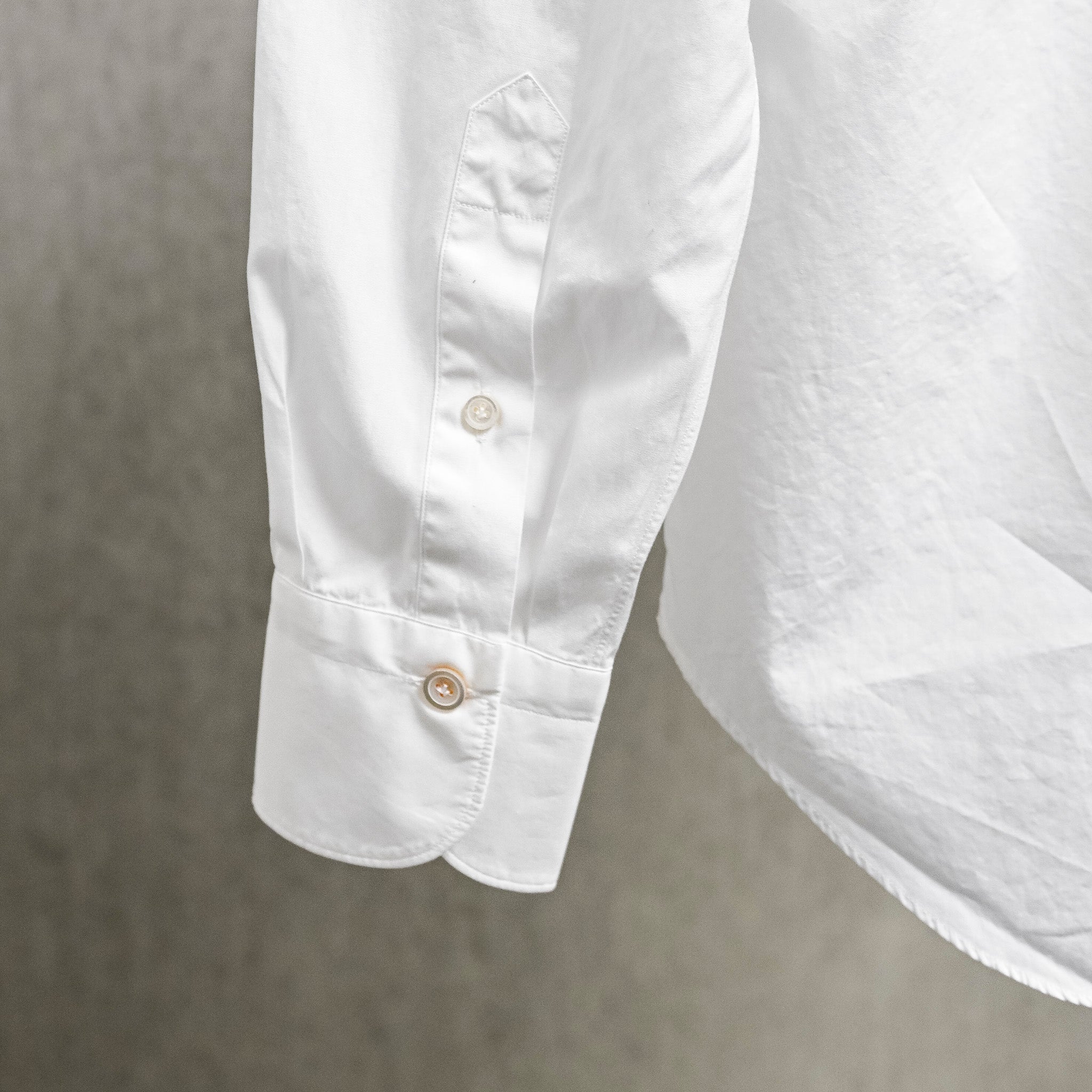 Finamore Tokyo Shirt Sergio Collar White Alumo Poplin