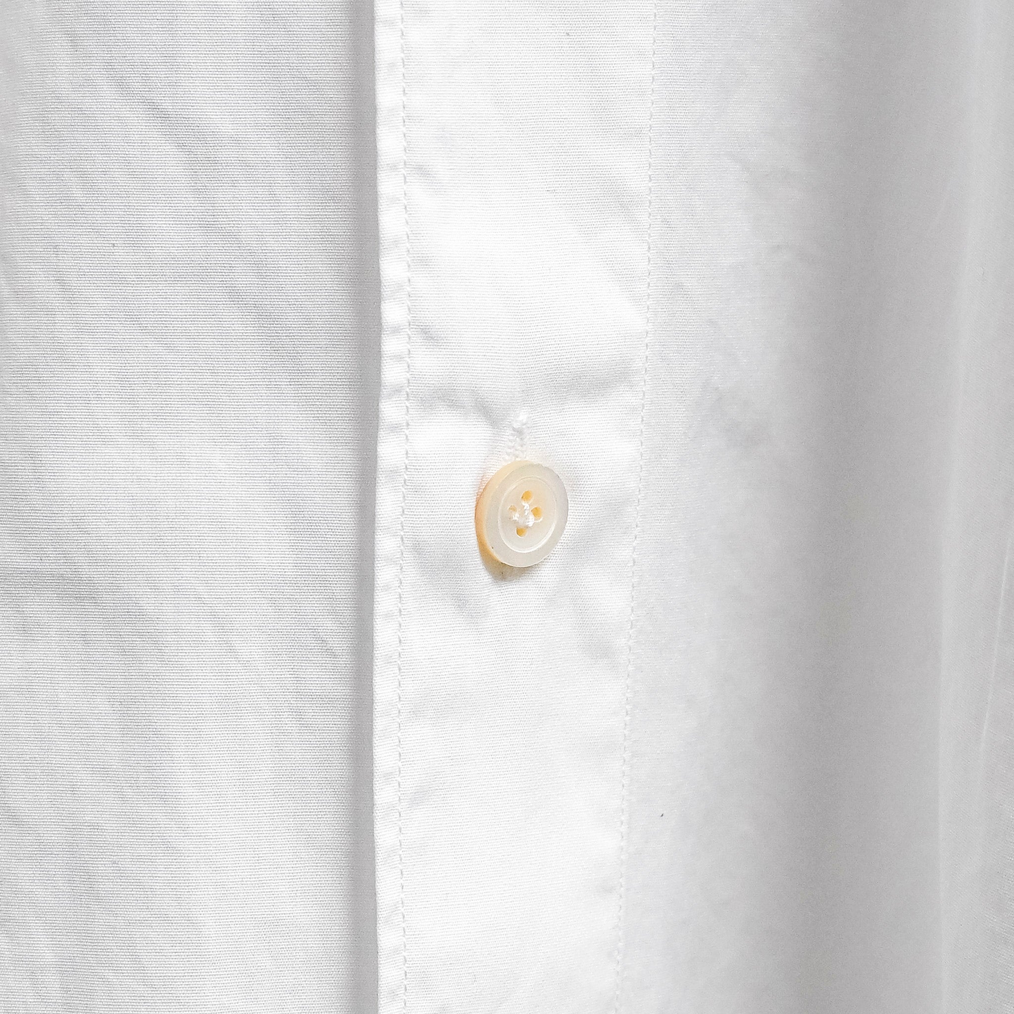 Finamore Gaeta Shirt Lucio Collar Alumo Poplin White